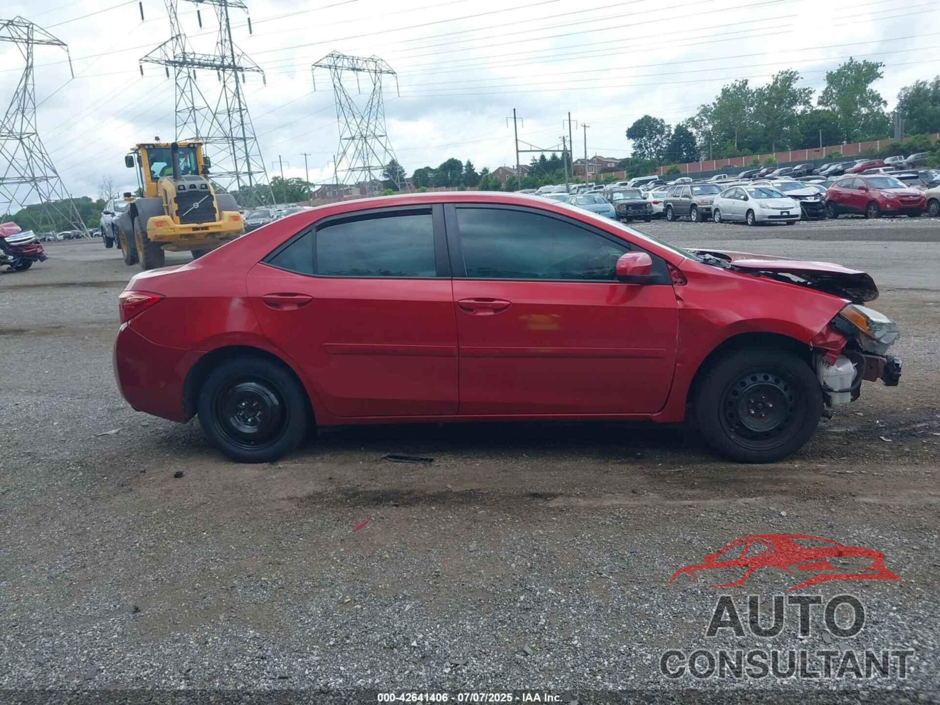 TOYOTA COROLLA 2019 - 5YFBURHE9KP930179