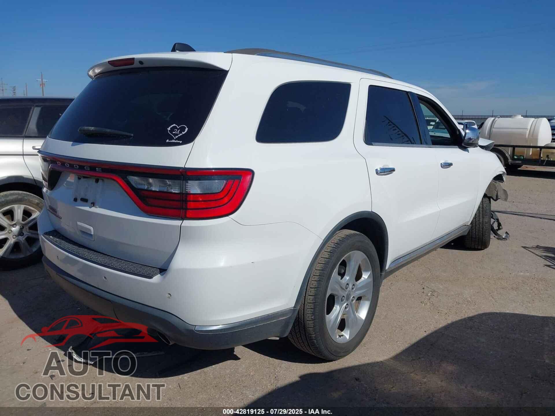 DODGE DURANGO 2014 - 1C4RDHAG8EC596549