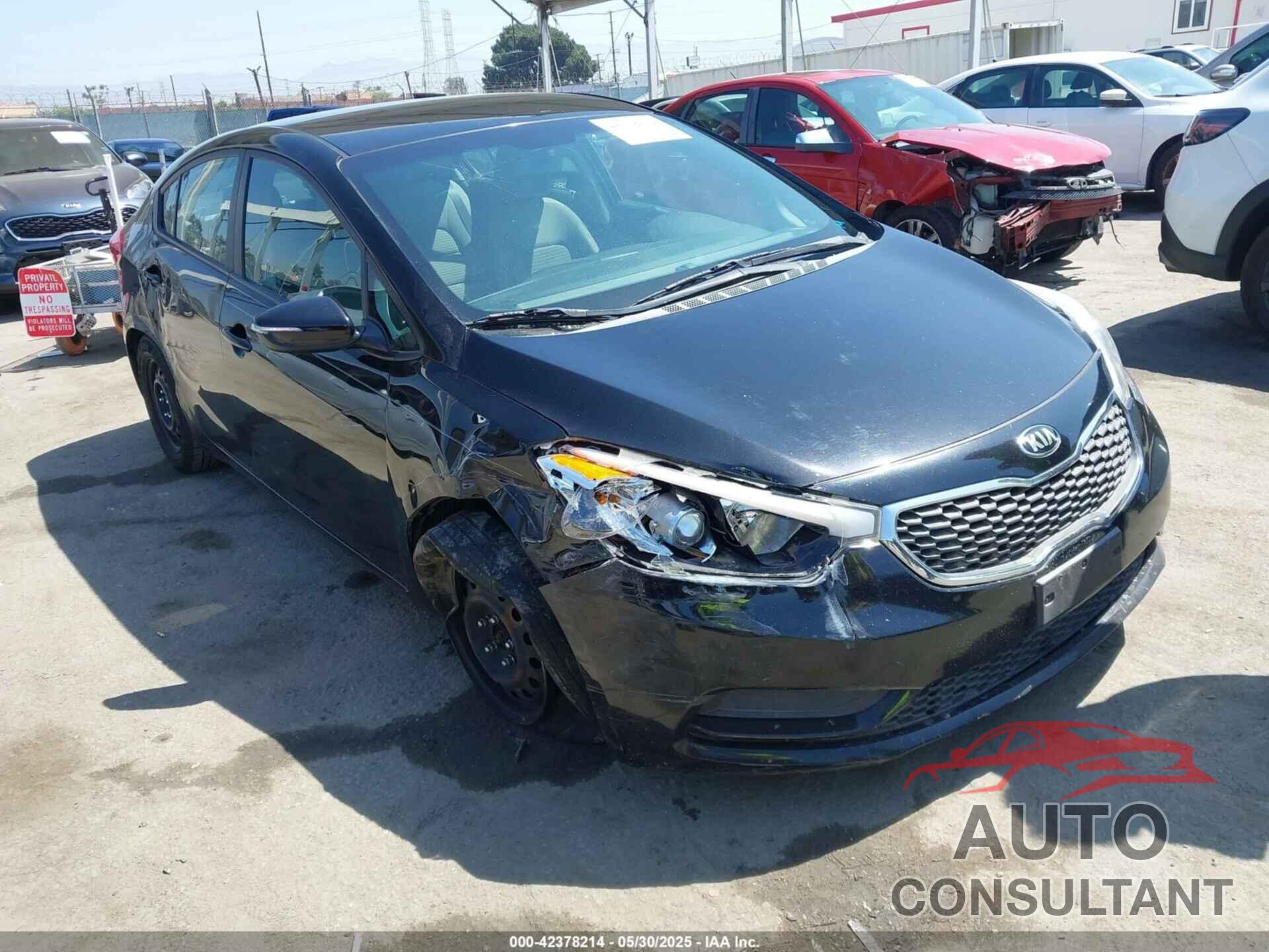 KIA FORTE 2015 - KNAFX4A6XF5415576