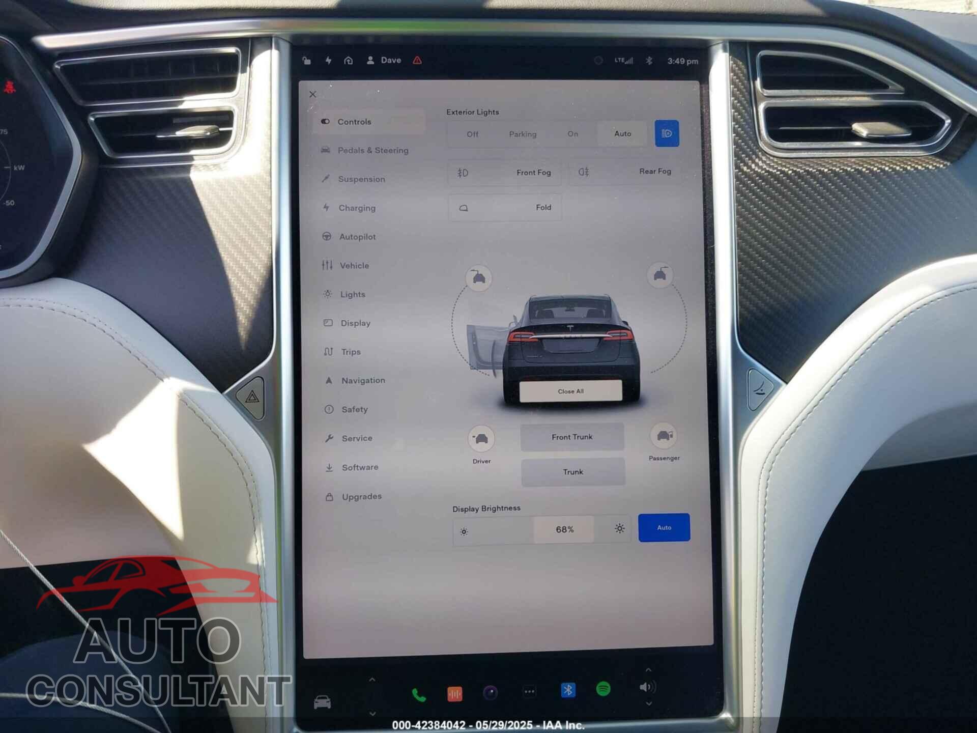 TESLA MODEL X 2017 - 5YJXCDE2XHF077253