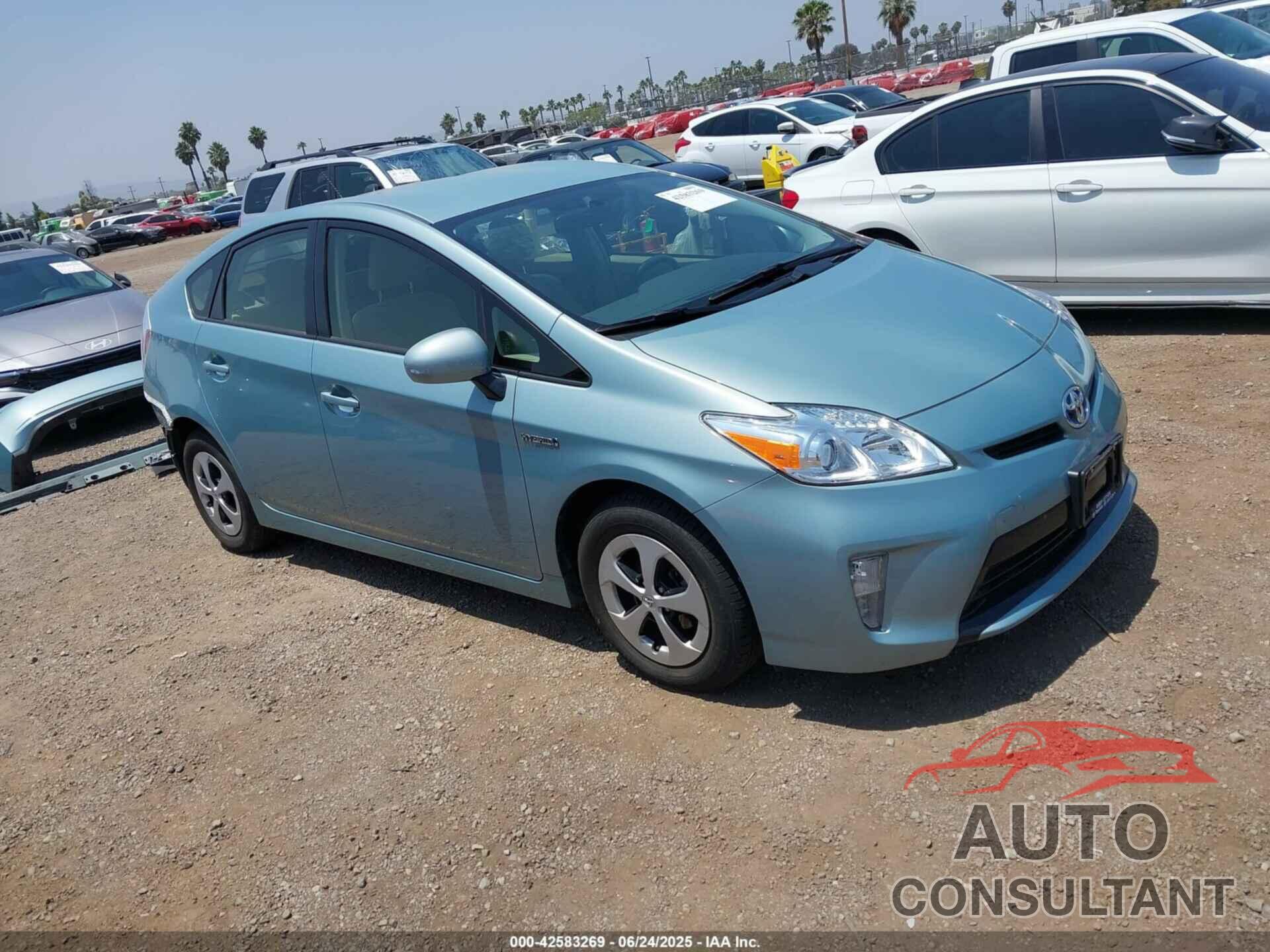 TOYOTA PRIUS 2012 - JTDKN3DU5C1546915