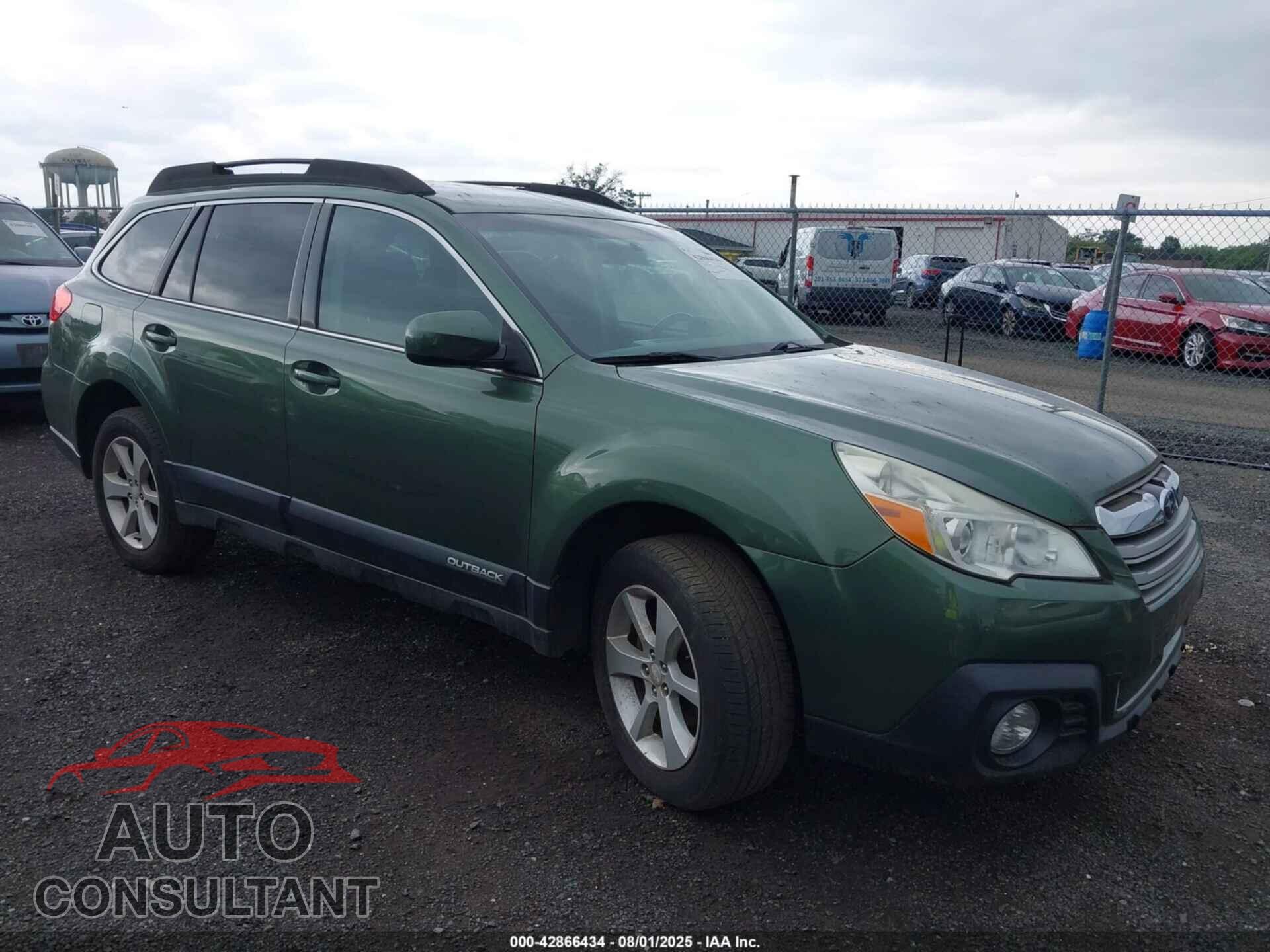 SUBARU OUTBACK 2013 - 4S4BRBCC5D3290820