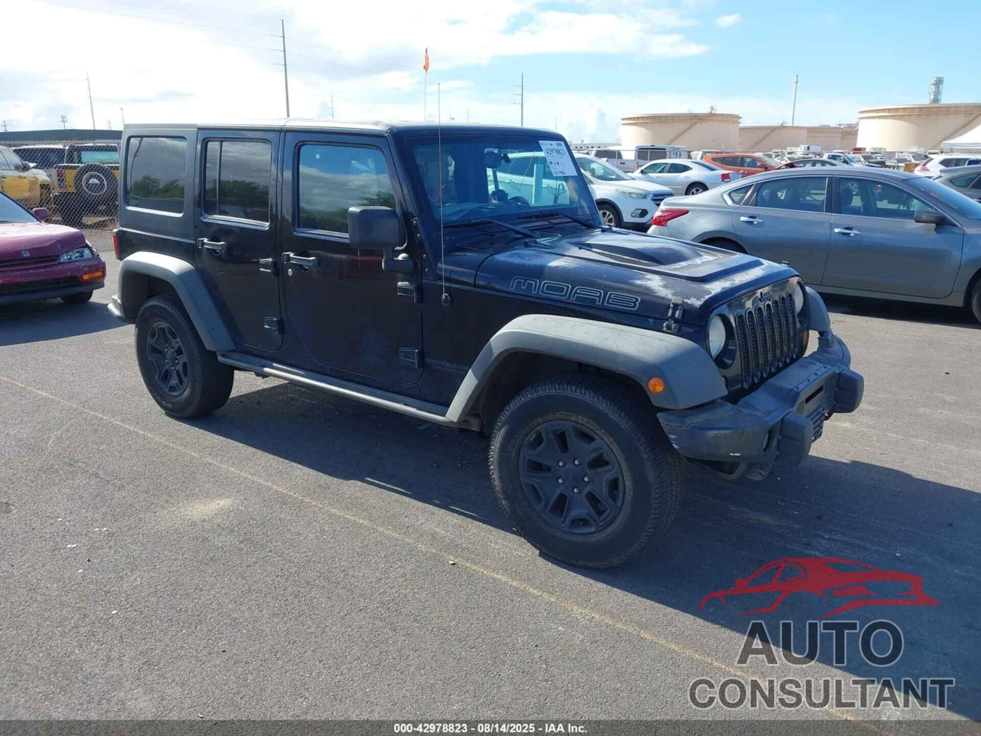 JEEP WRANGLER UNLIMITED 2013 - 1C4BJWEG3DL614768