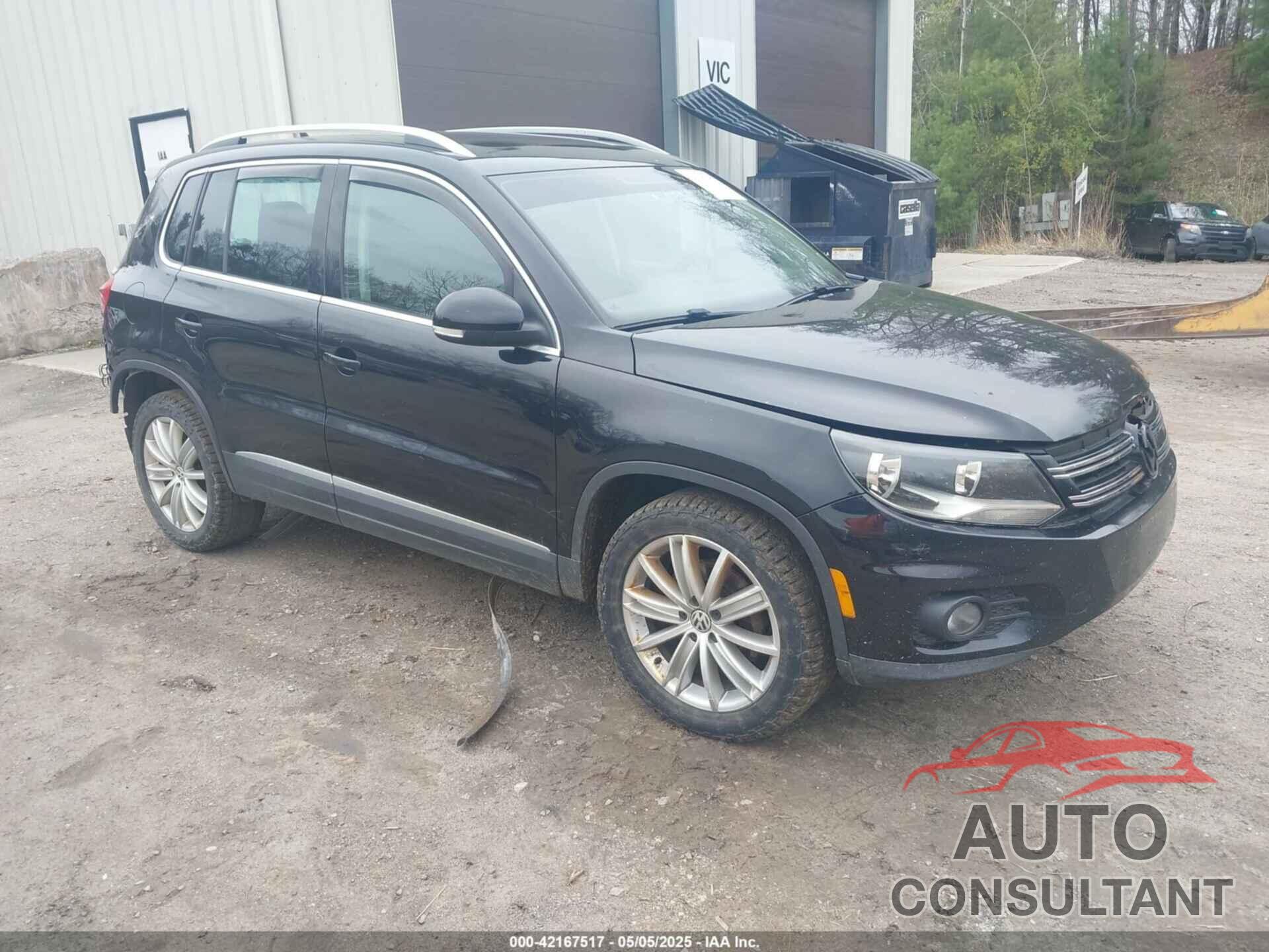 VOLKSWAGEN TIGUAN 2014 - WVGBV3AX0EW526149