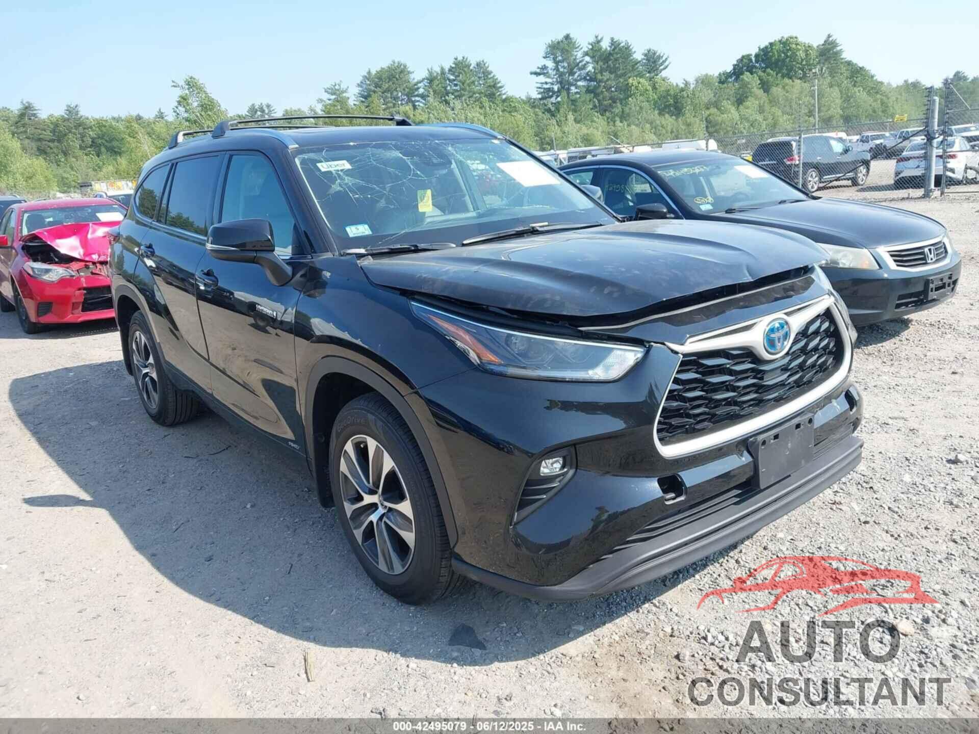 TOYOTA HIGHLANDER 2021 - 5TDHBRCH3MS524975