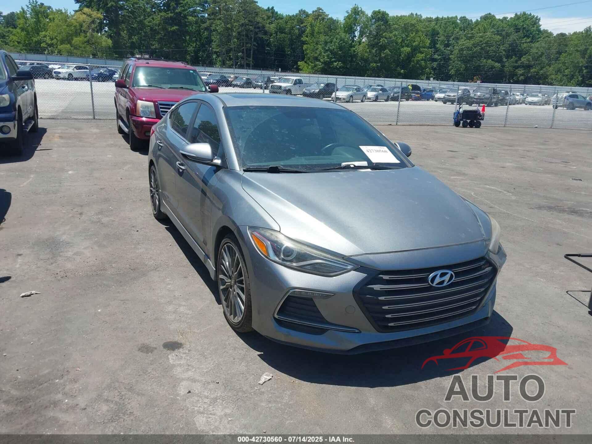 HYUNDAI ELANTRA 2017 - KMHD04LB7HU338985