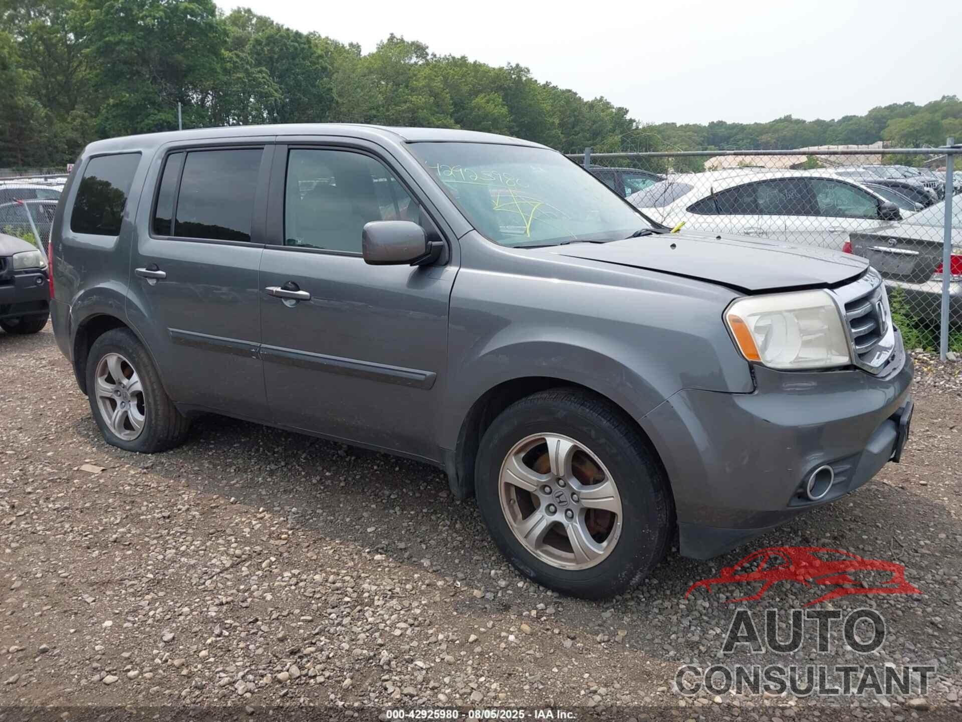 HONDA PILOT 2012 - 5FNYF4H54CB020721