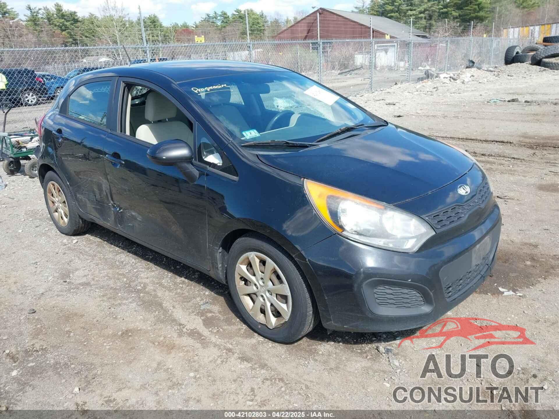 KIA RIO 2013 - KNADM5A33D6181722