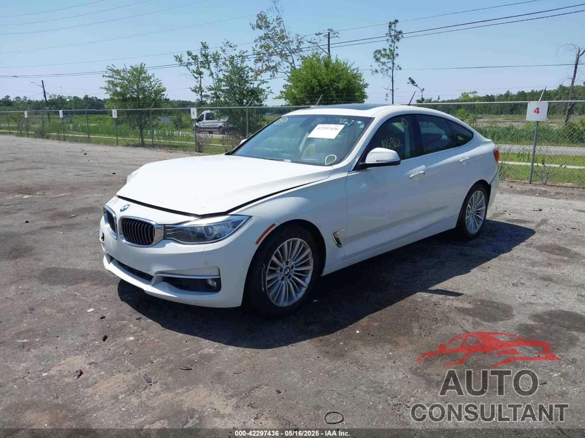 BMW 328I GRAN TURISMO 2015 - WBA8Z5C55FD672244