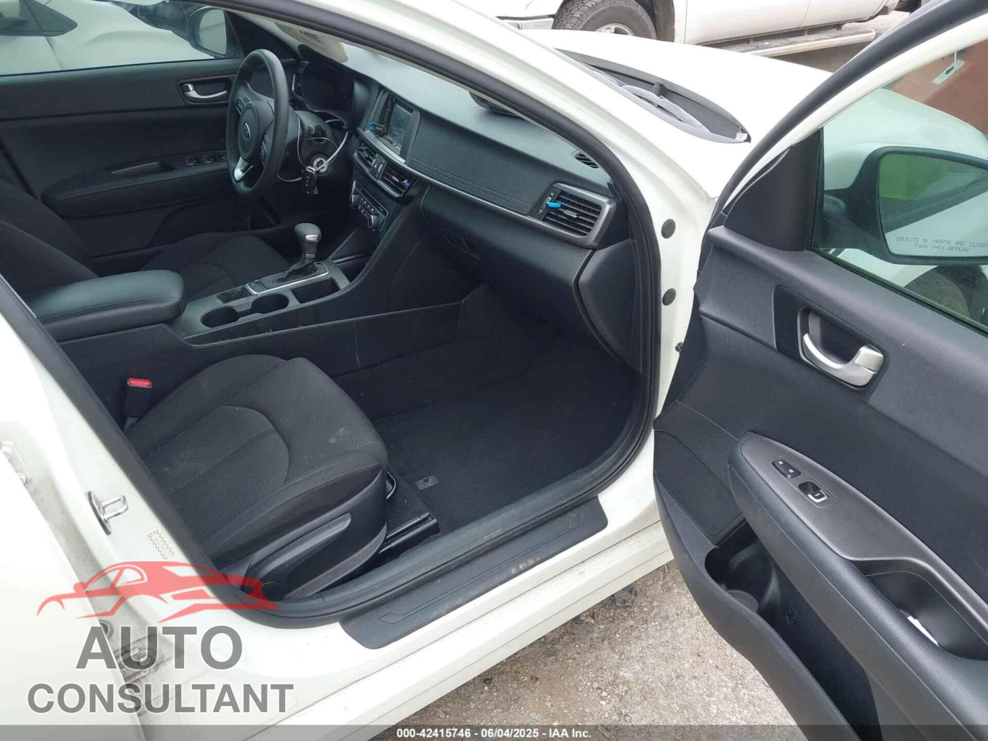 KIA OPTIMA 2016 - KNAGT4L39G5073798