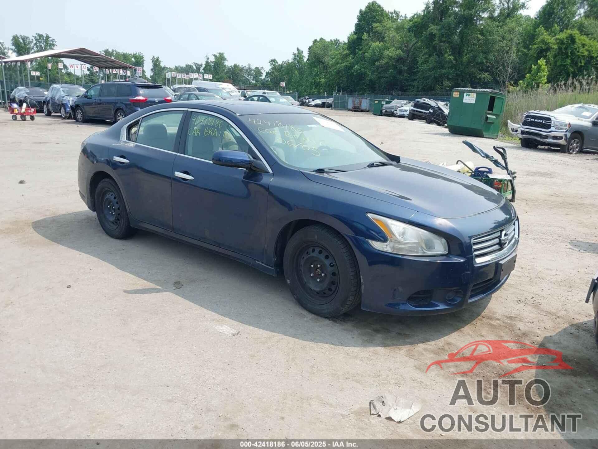 NISSAN MAXIMA 2013 - 1N4AA5AP4DC823163
