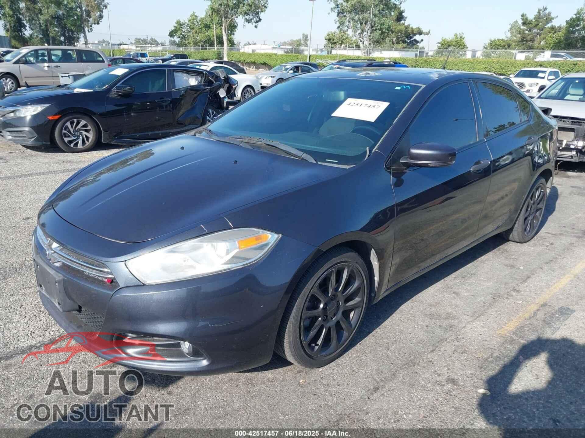 DODGE DART 2013 - 1C3CDFCH2DD703883