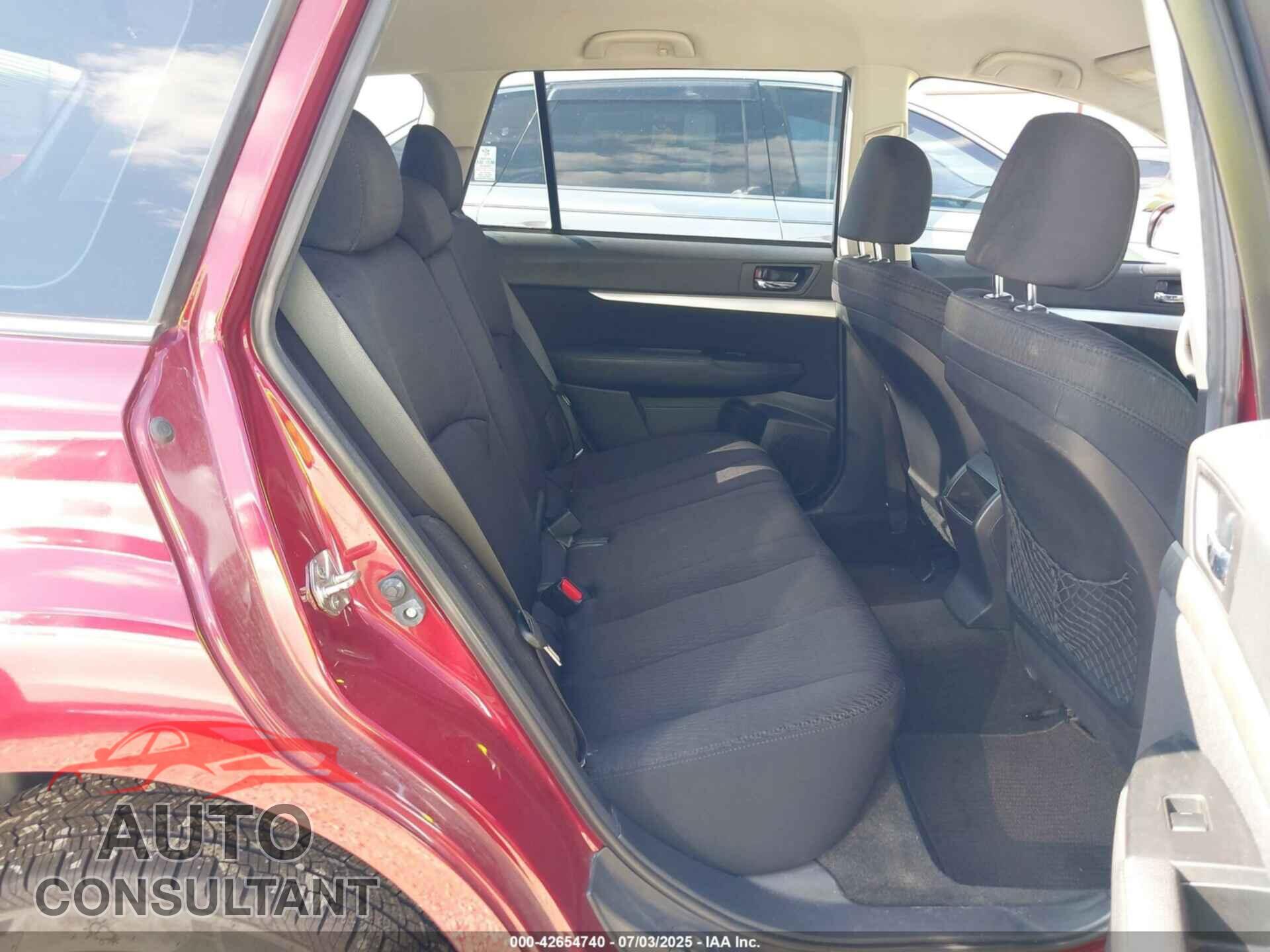 SUBARU OUTBACK 2012 - 4S4BRBAC8C1207409