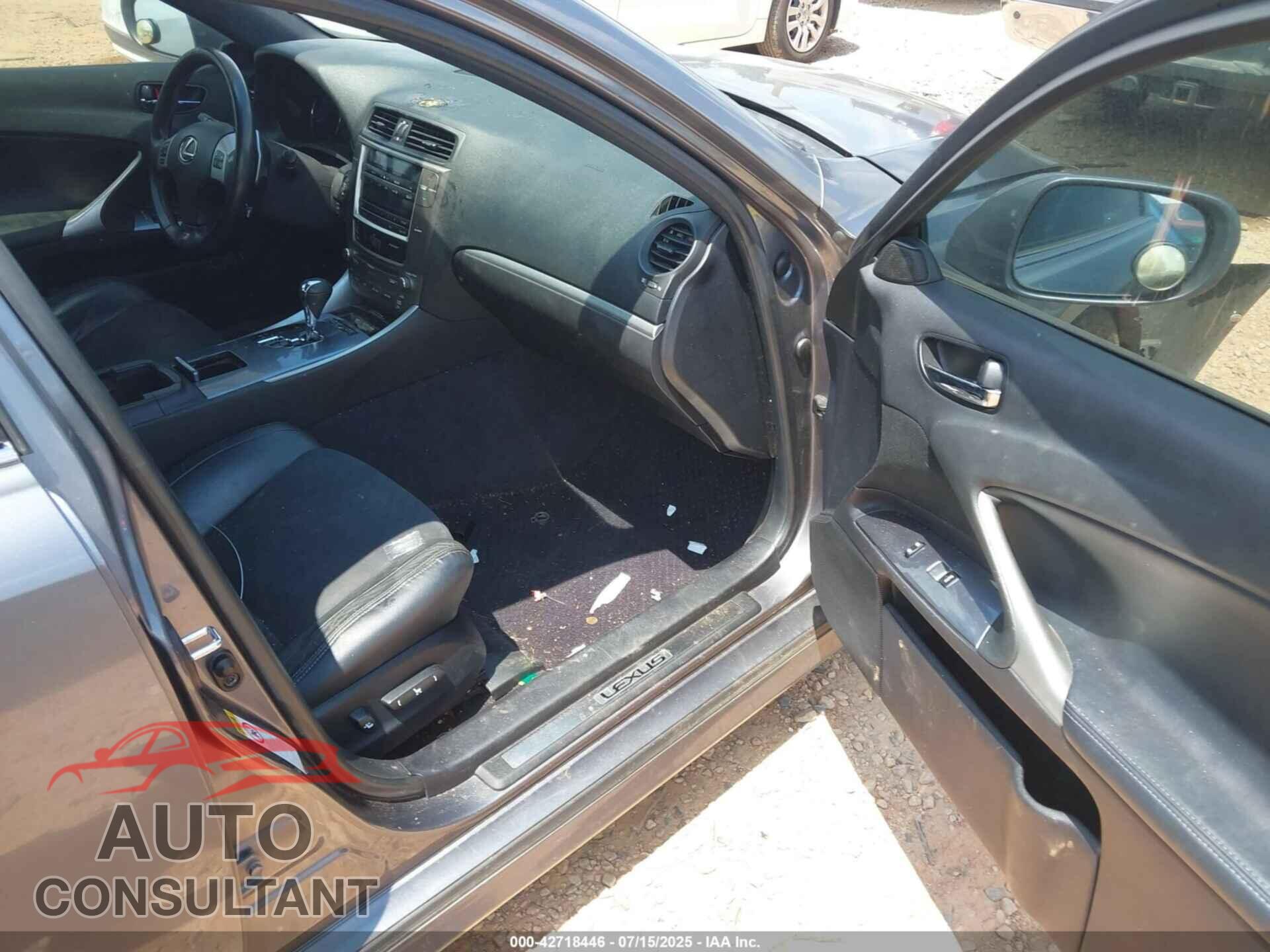 LEXUS IS 250 2012 - JTHBF5C20C5180233