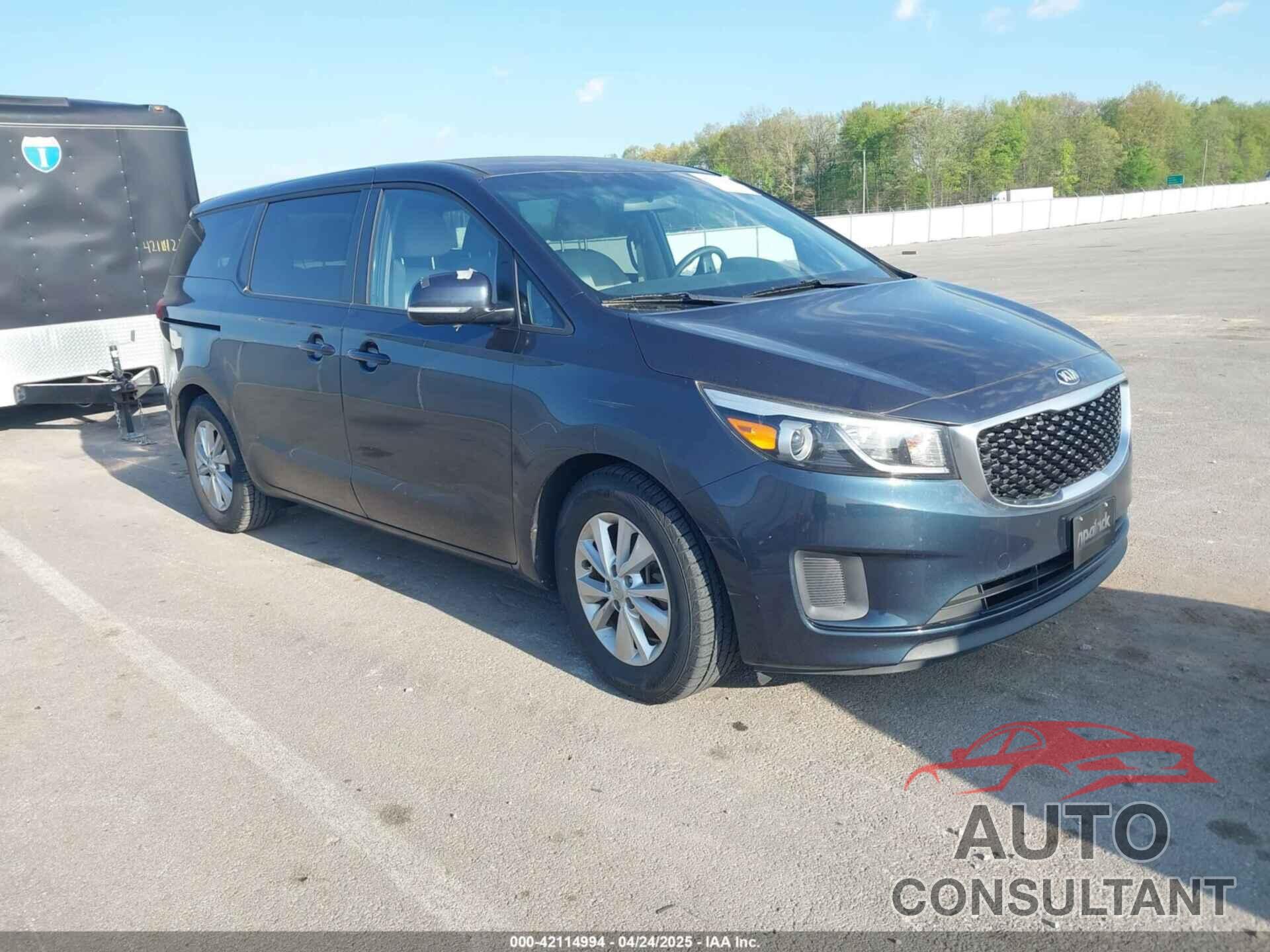 KIA SEDONA 2017 - KNDMB5C17H6220063