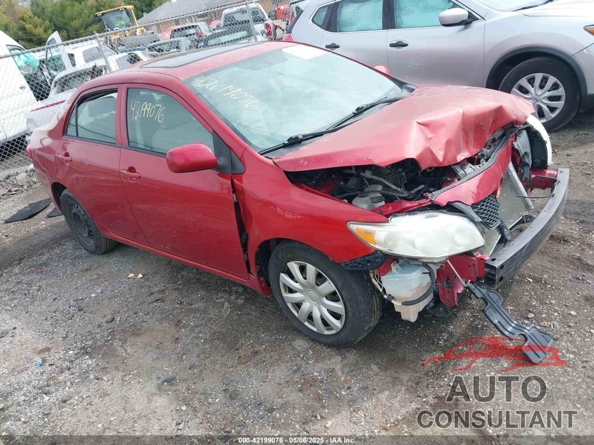 TOYOTA COROLLA 2010 - JTDBU4EE6A9117555