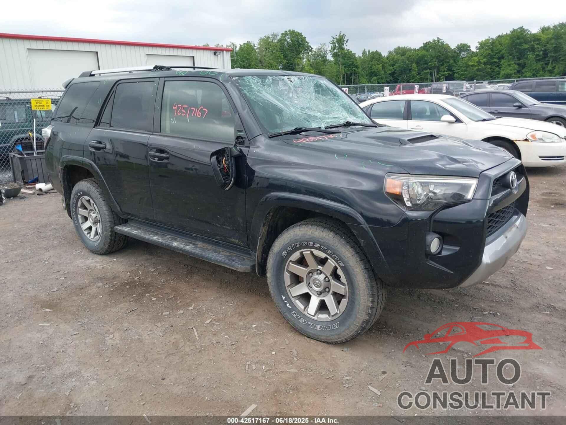 TOYOTA 4RUNNER 2015 - JTEBU5JR3F5232090