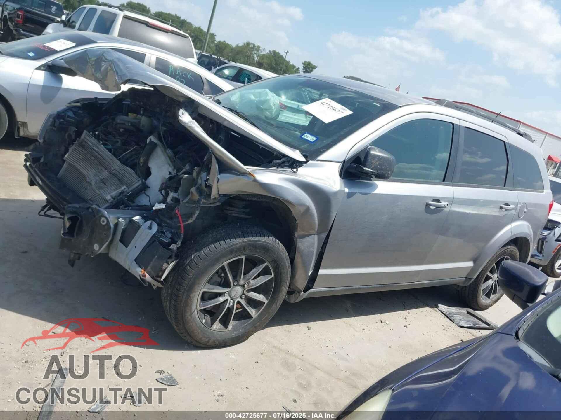 DODGE JOURNEY 2017 - 3C4PDCAB5HT637937