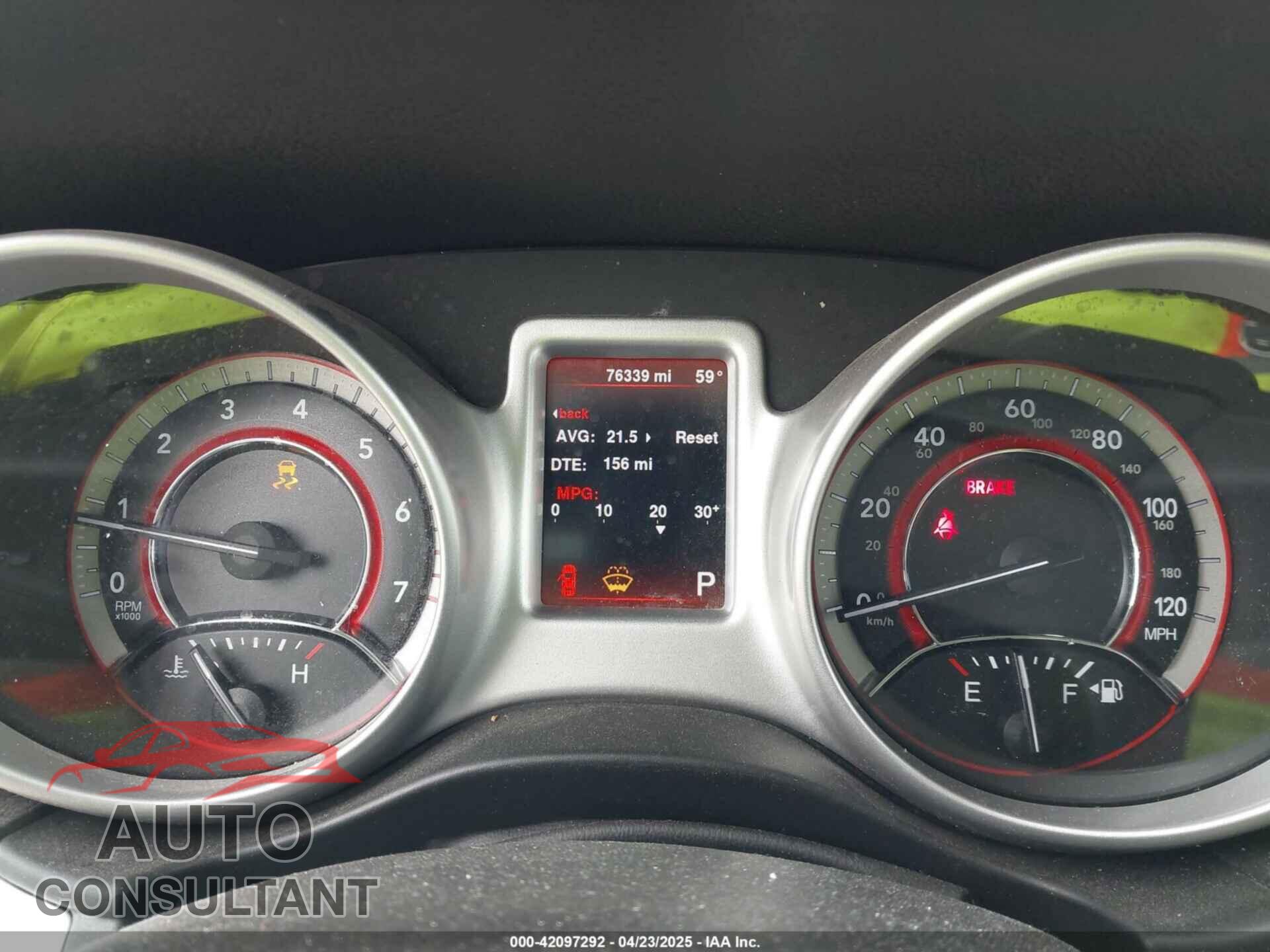 DODGE JOURNEY 2014 - 3C4PDCAB8ET141803
