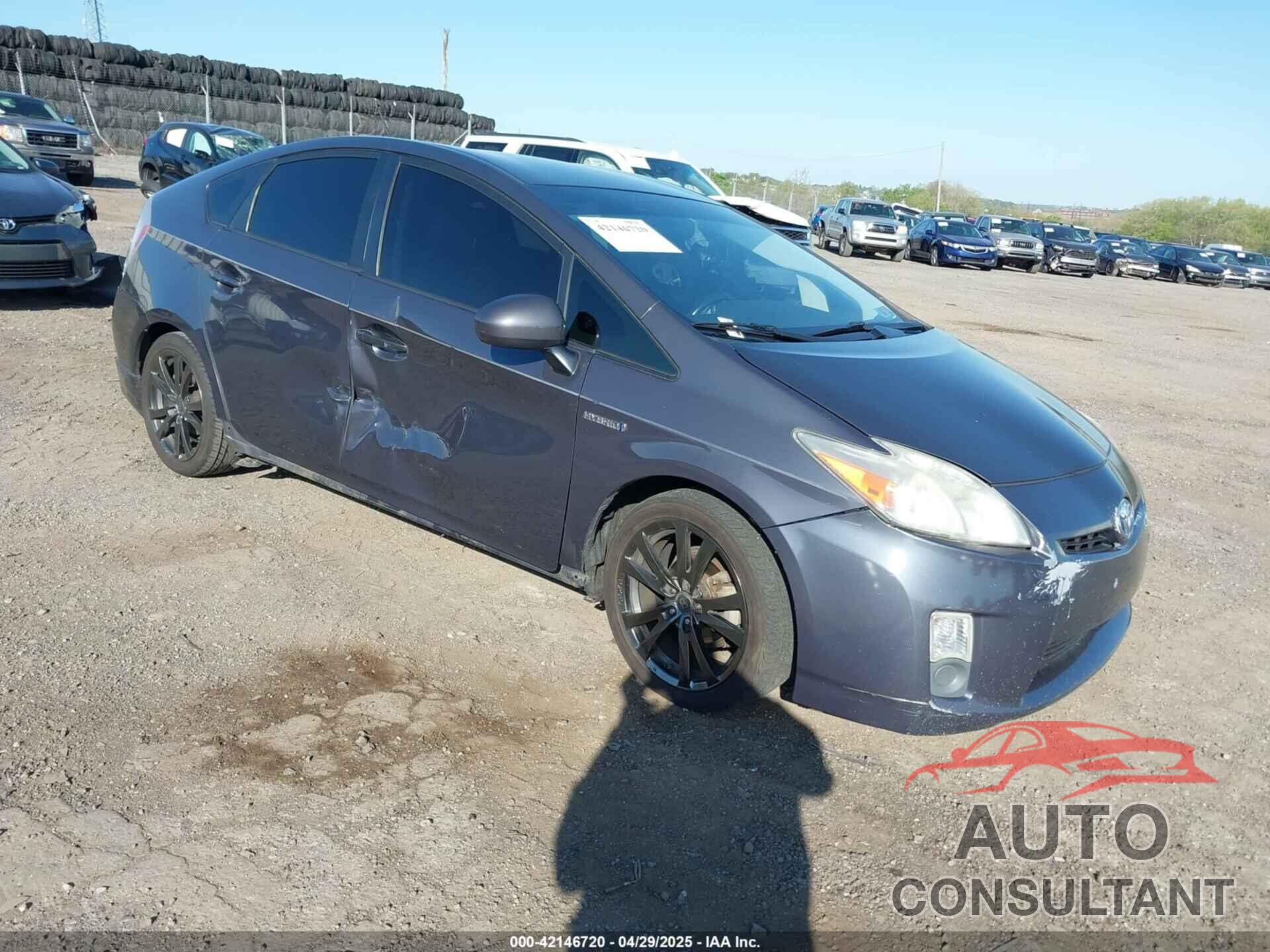 TOYOTA PRIUS 2011 - JTDKN3DU1B0312064