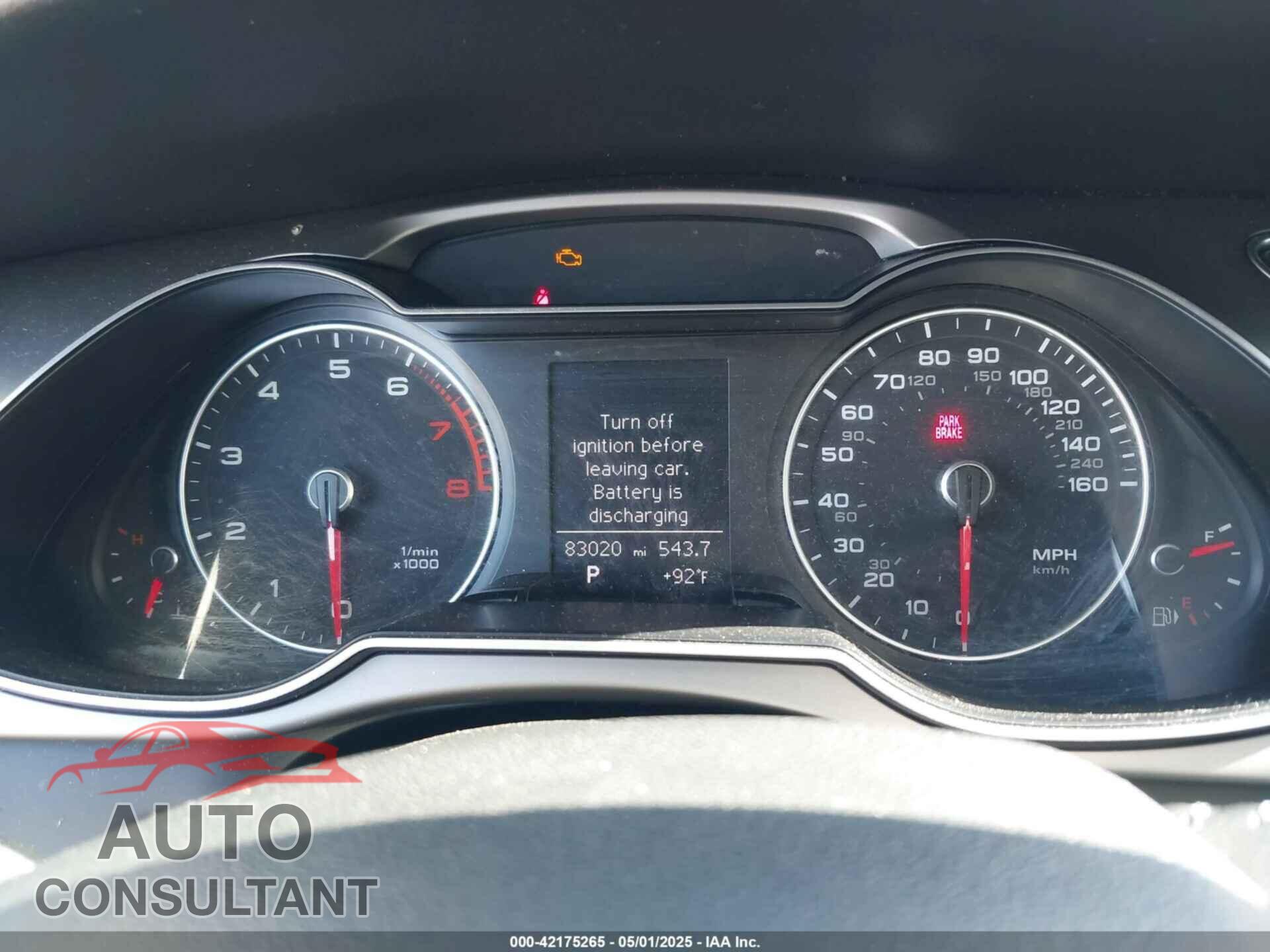 AUDI A4 2014 - WAUAFAFL3EA120495