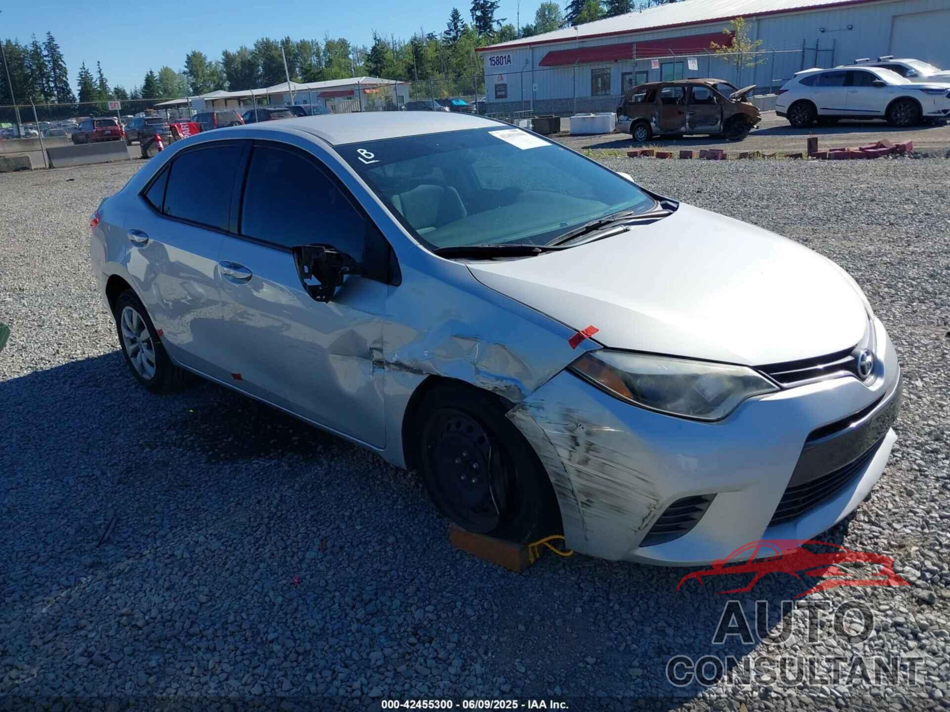 TOYOTA COROLLA 2015 - 2T1BURHE9FC433297