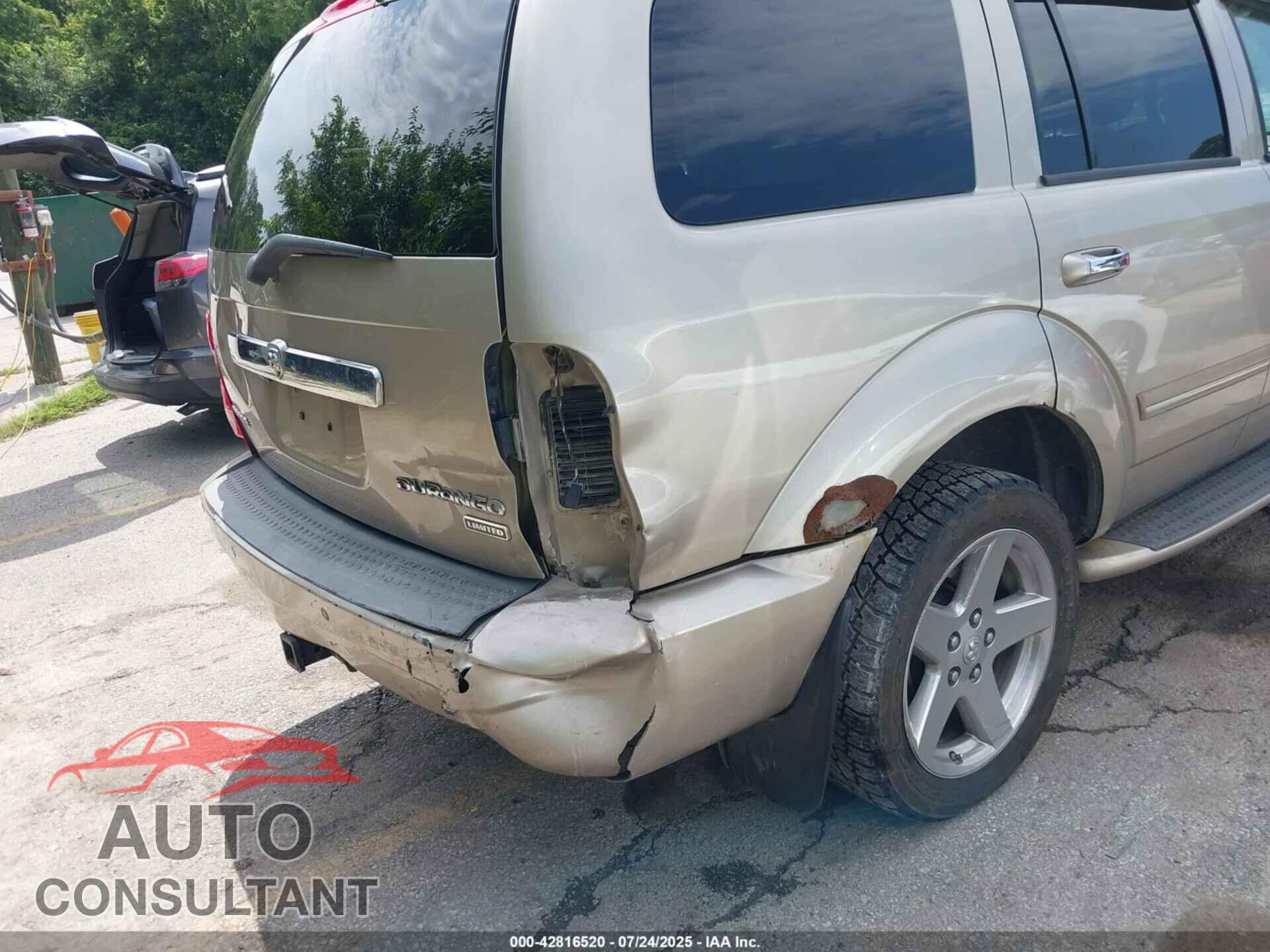 DODGE DURANGO 2009 - 1D8HB58T69F702506