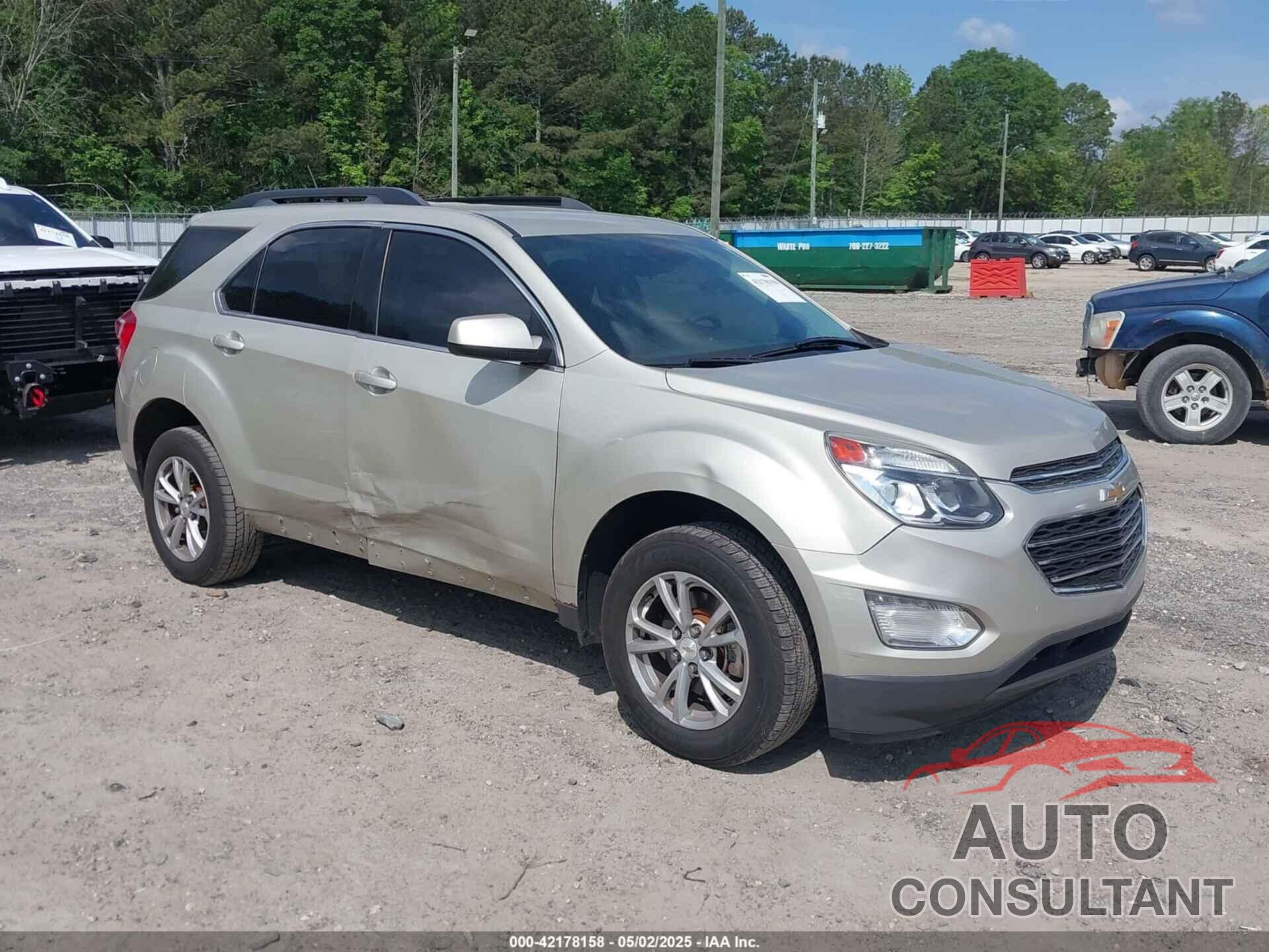 CHEVROLET EQUINOX 2016 - 2GNALCEK9G1108565