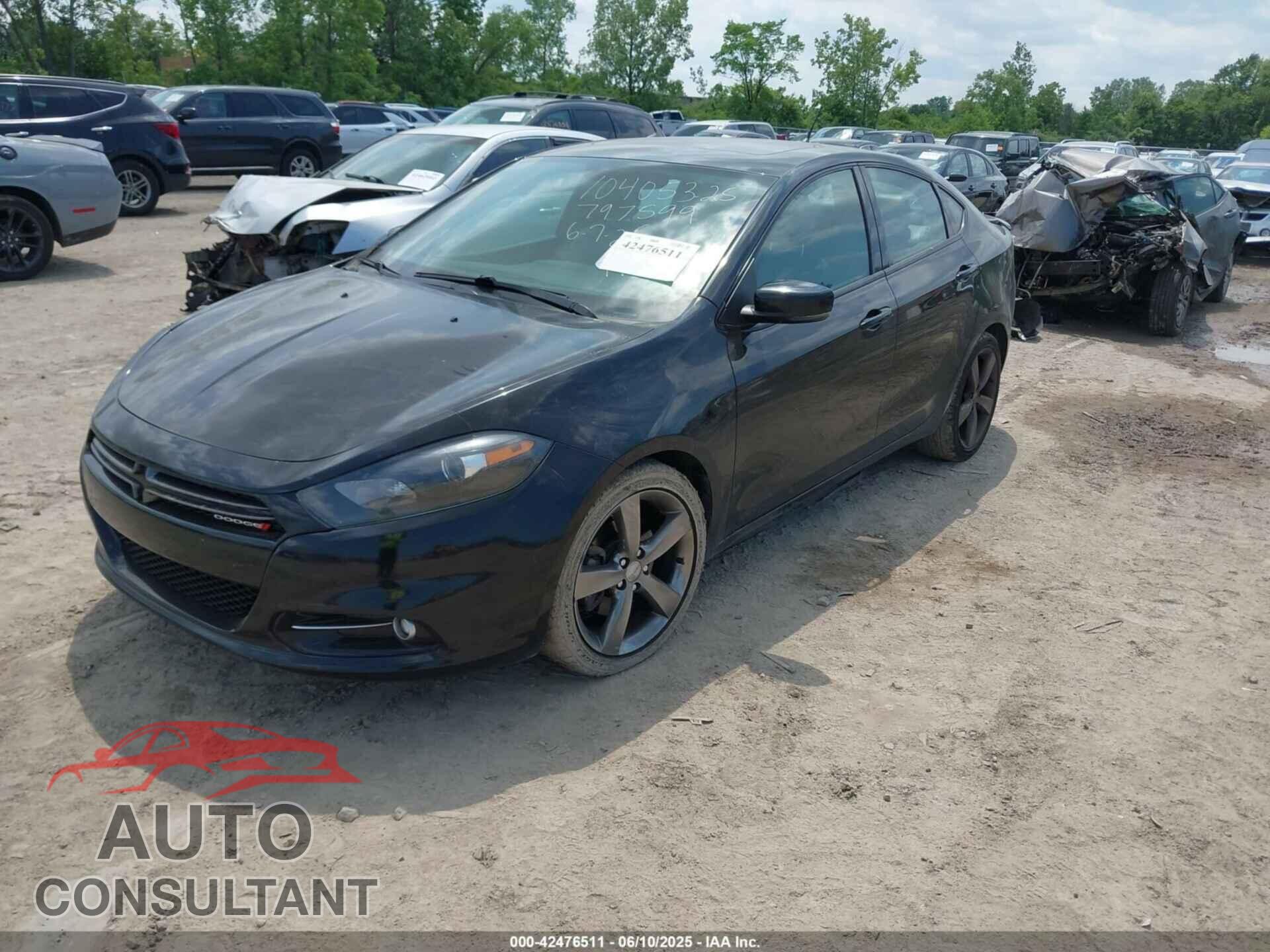DODGE DART 2014 - 1C3CDFEBXED797599