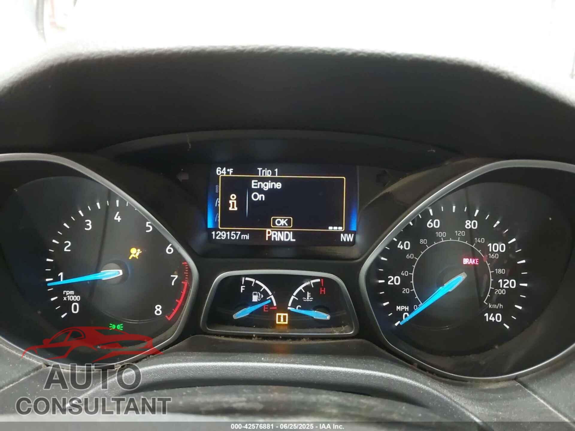 FORD FOCUS 2016 - 1FADP3K22GL344652
