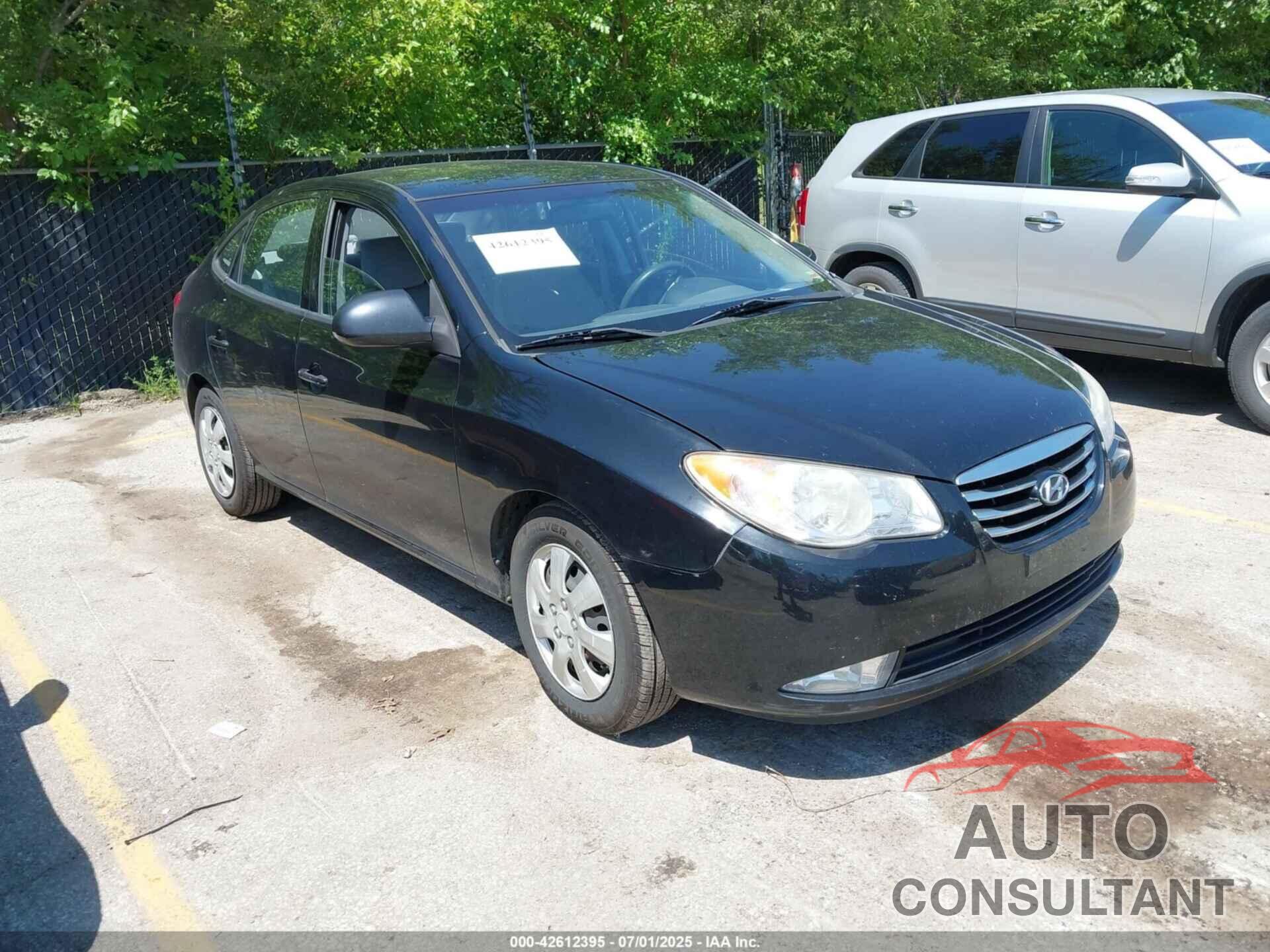 HYUNDAI ELANTRA 2010 - KMHDU4AD1AU972694