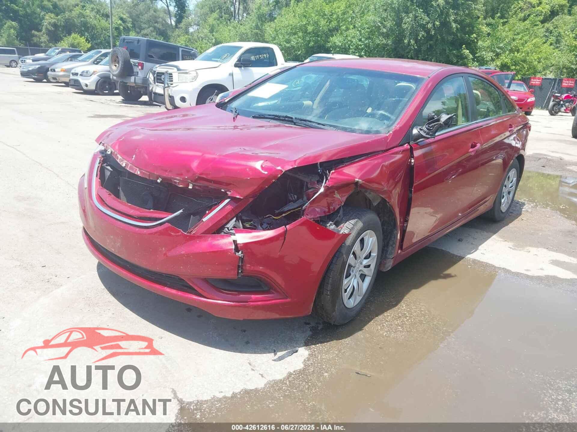 HYUNDAI SONATA 2012 - 5NPEB4AC5CH482777
