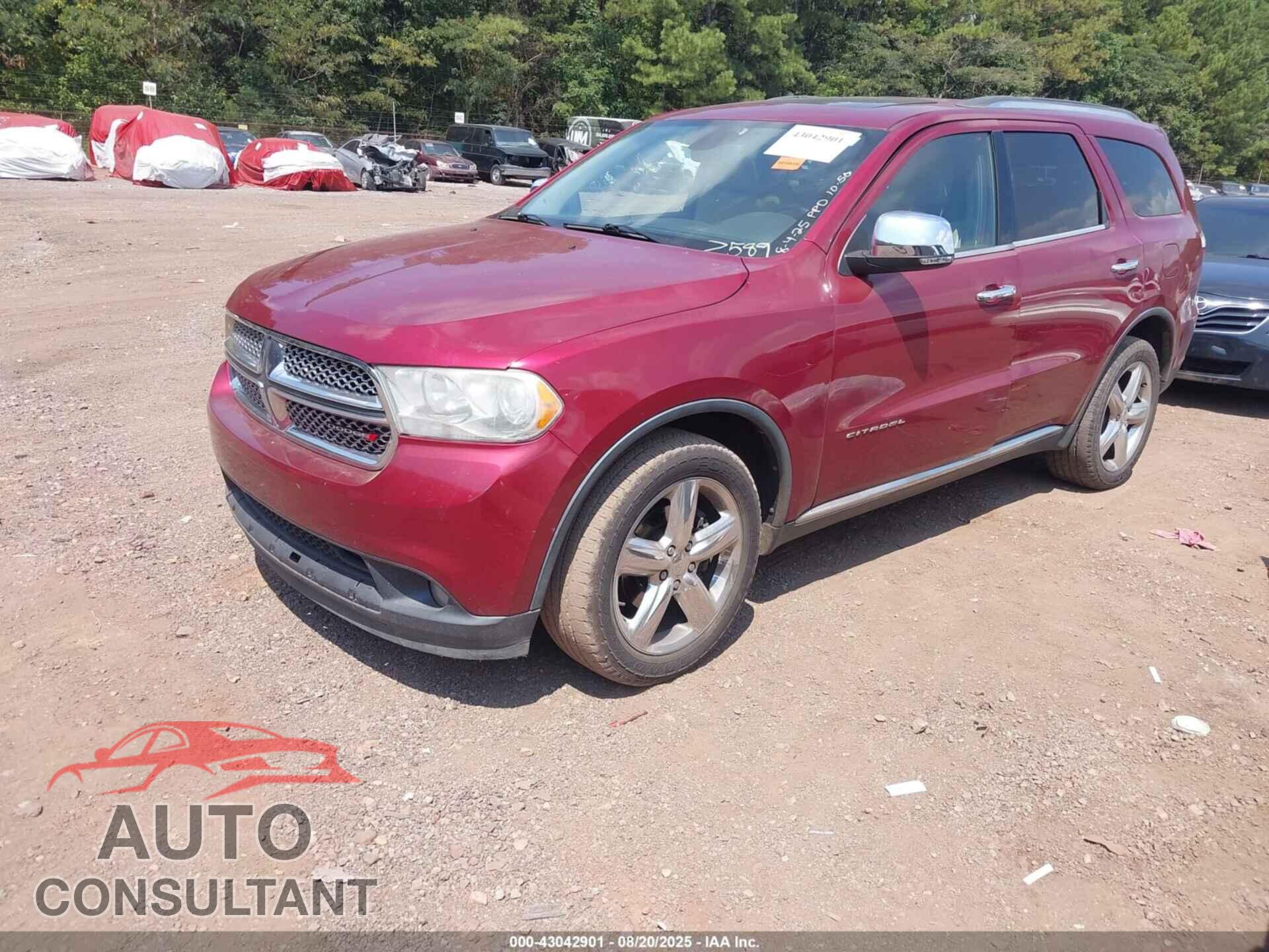 DODGE DURANGO 2013 - 1C4RDHEG3DC687589