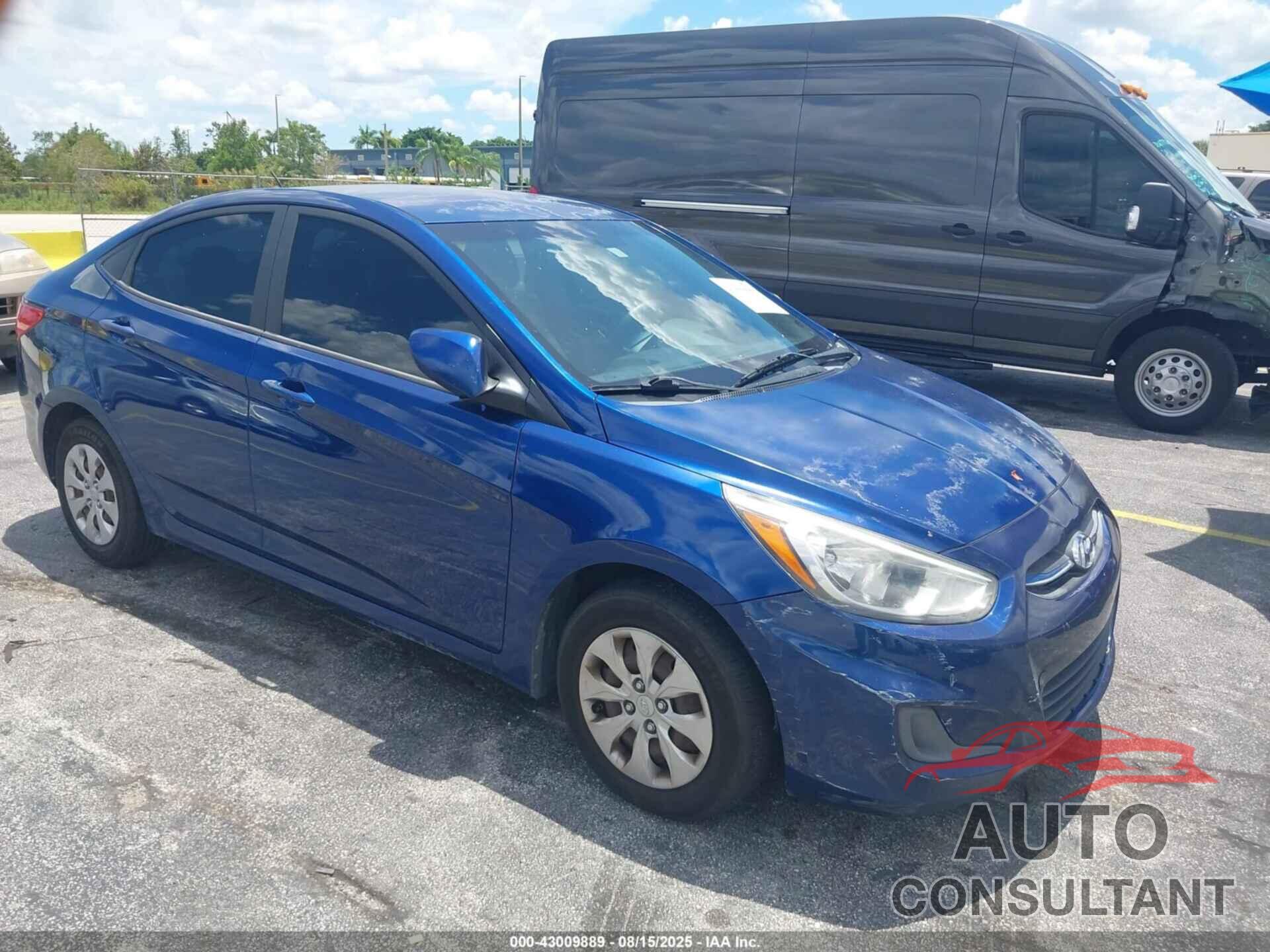 HYUNDAI ACCENT 2016 - KMHCT4AE3GU943181