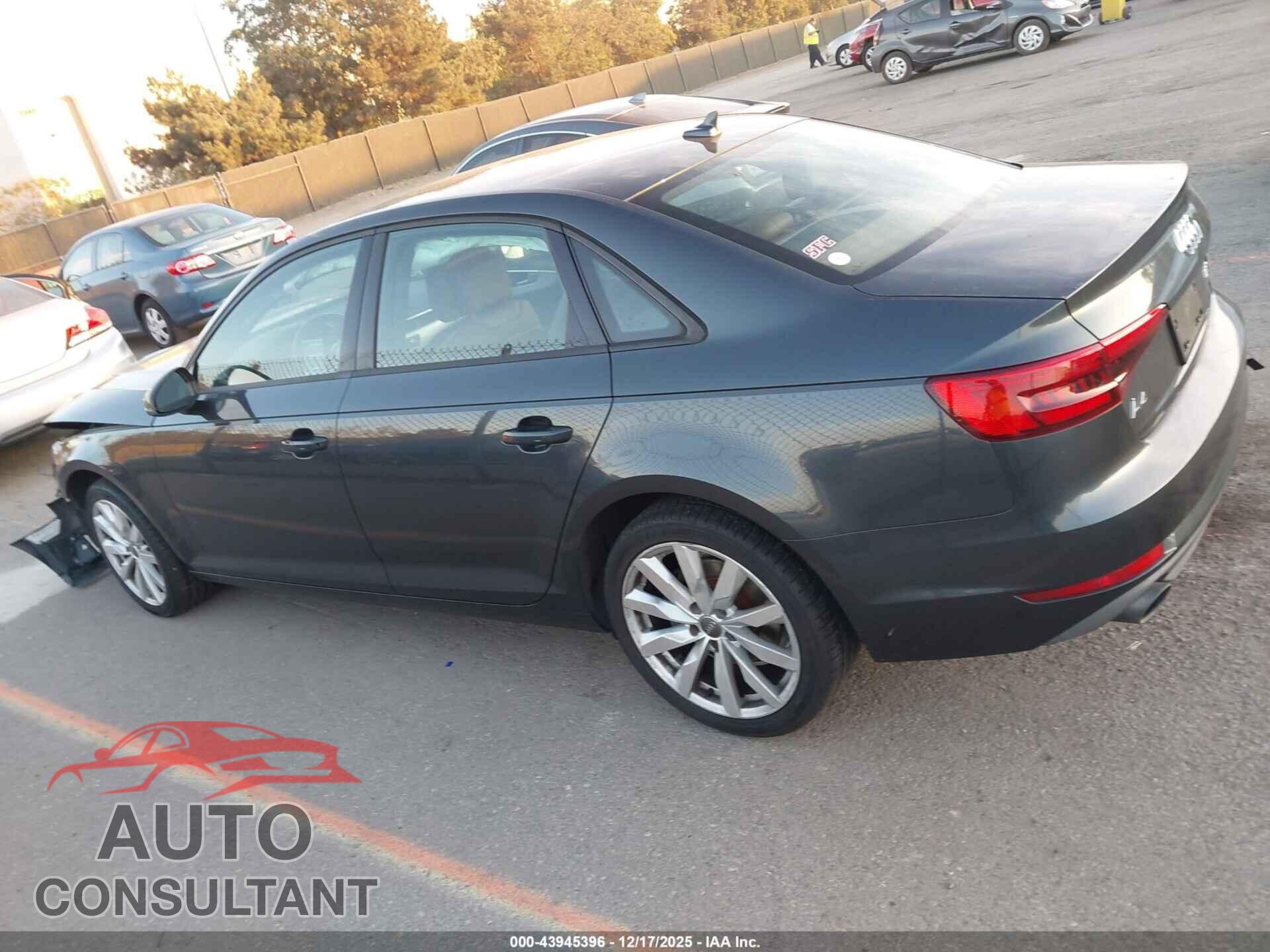 AUDI A4 2017 - WAUGMAF40HN069155