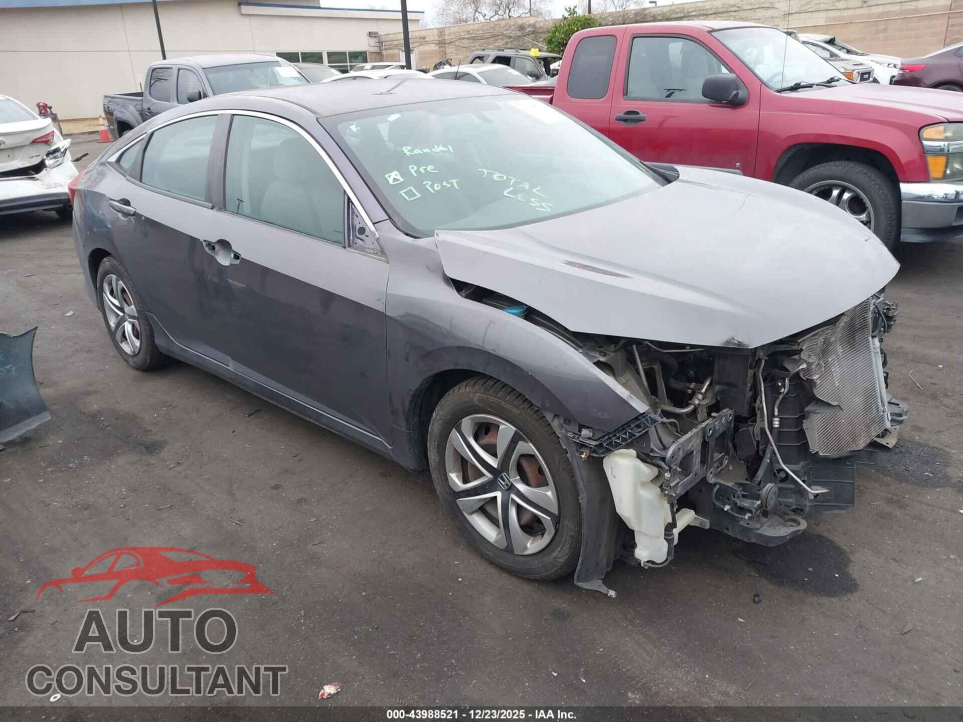 HONDA CIVIC 2016 - 19XFC2F58GE201467