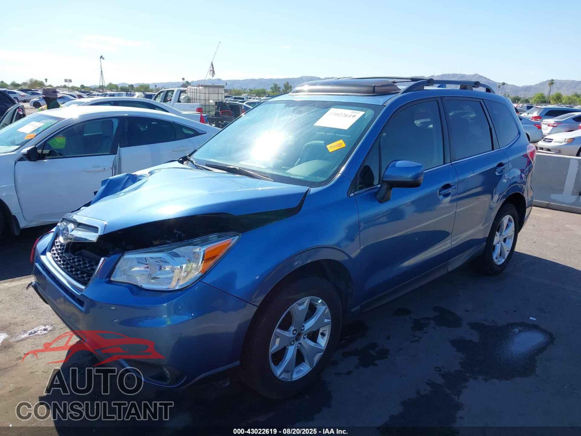 SUBARU FORESTER 2016 - JF2SJARC1GH410537