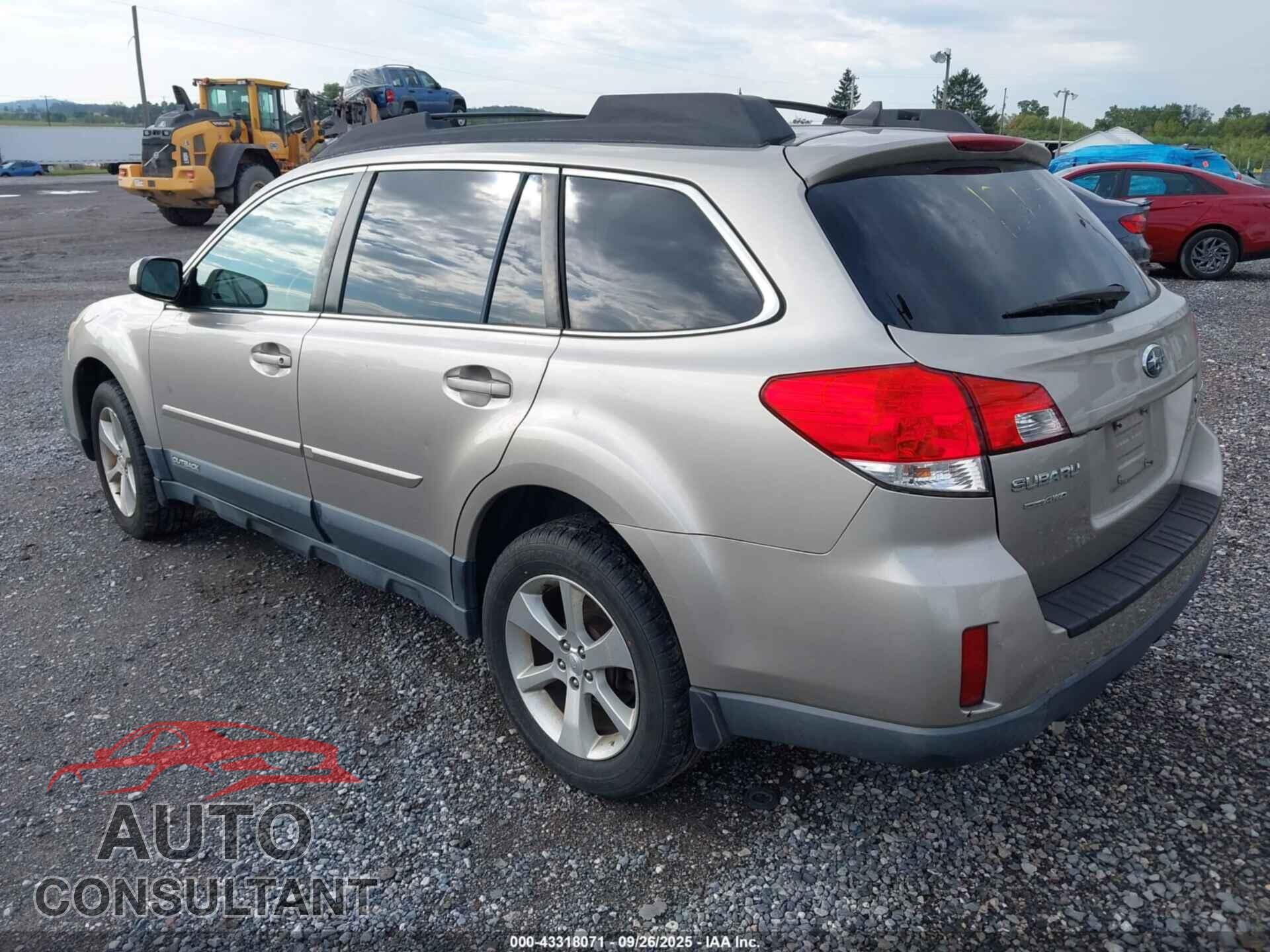 SUBARU OUTBACK 2014 - 4S4BRBLC4E3318513