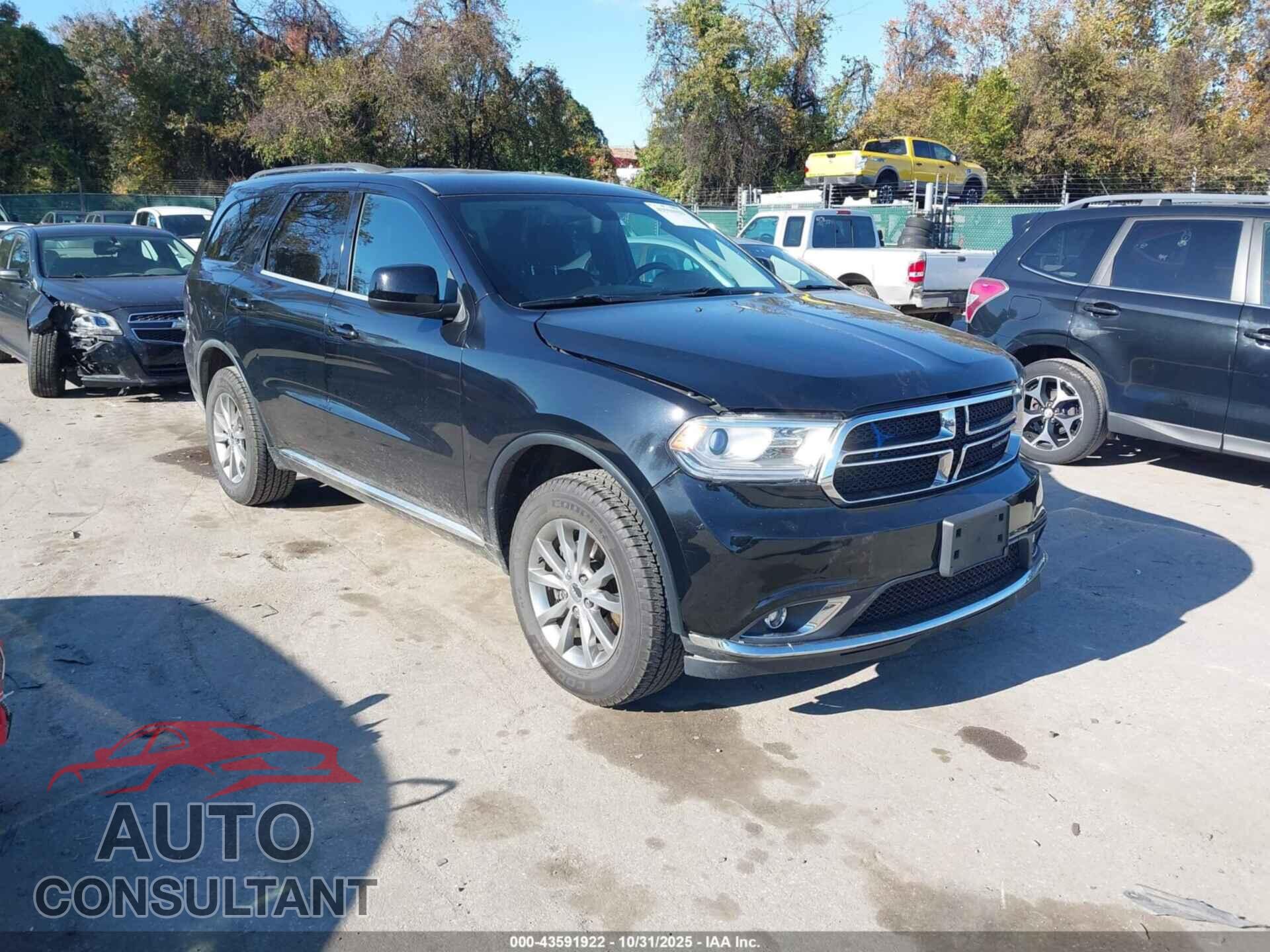 DODGE DURANGO 2017 - 1C4RDJAG4HC679360