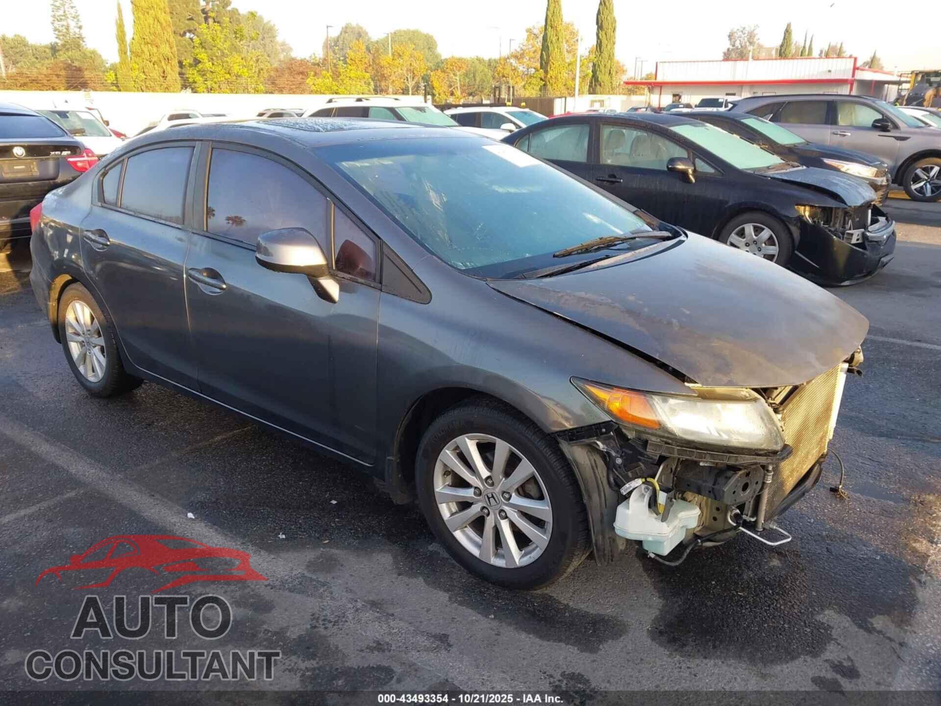 HONDA CIVIC 2012 - 19XFB2F81CE382032