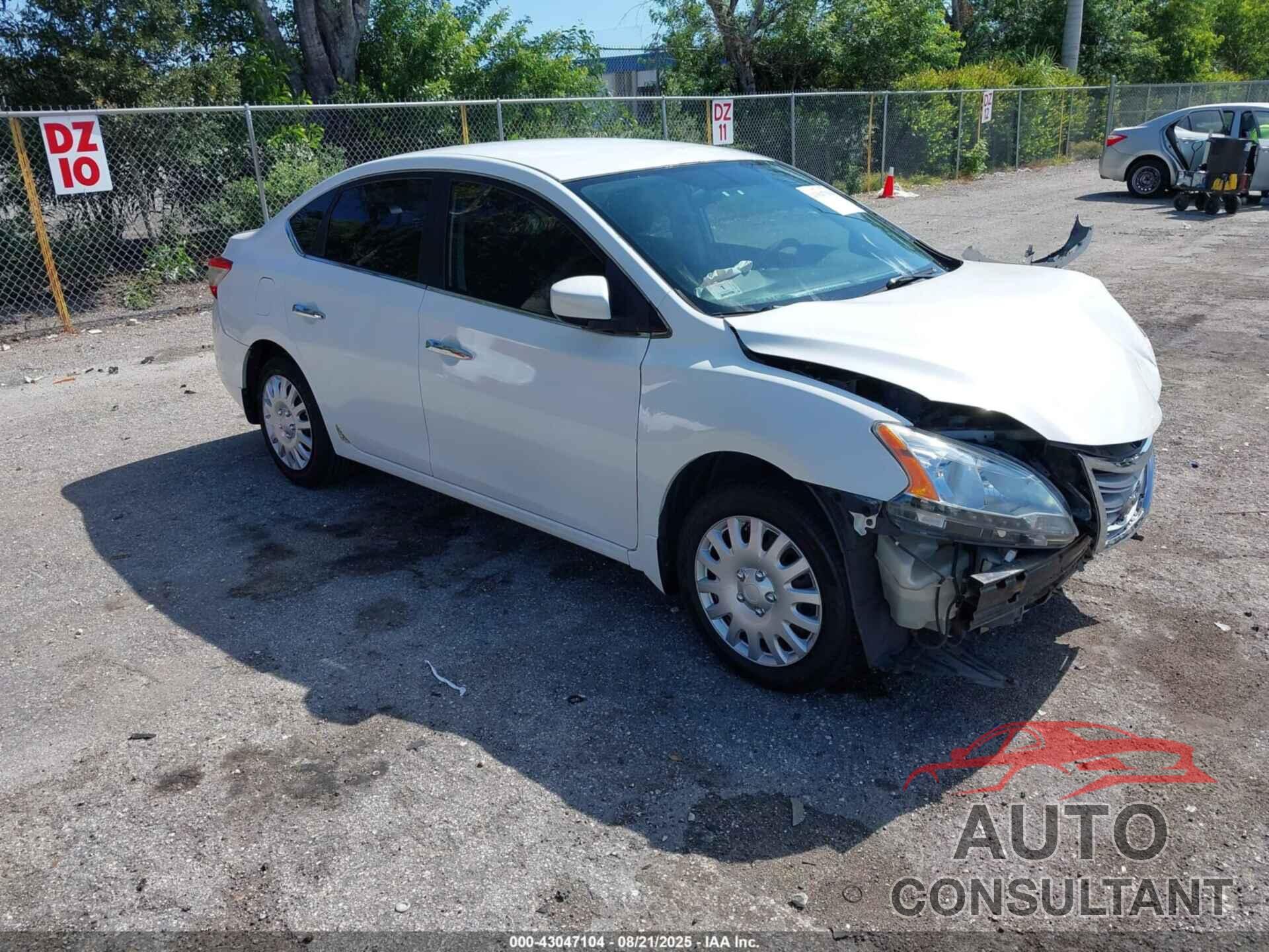 NISSAN SENTRA 2014 - 3N1AB7AP6EY259501
