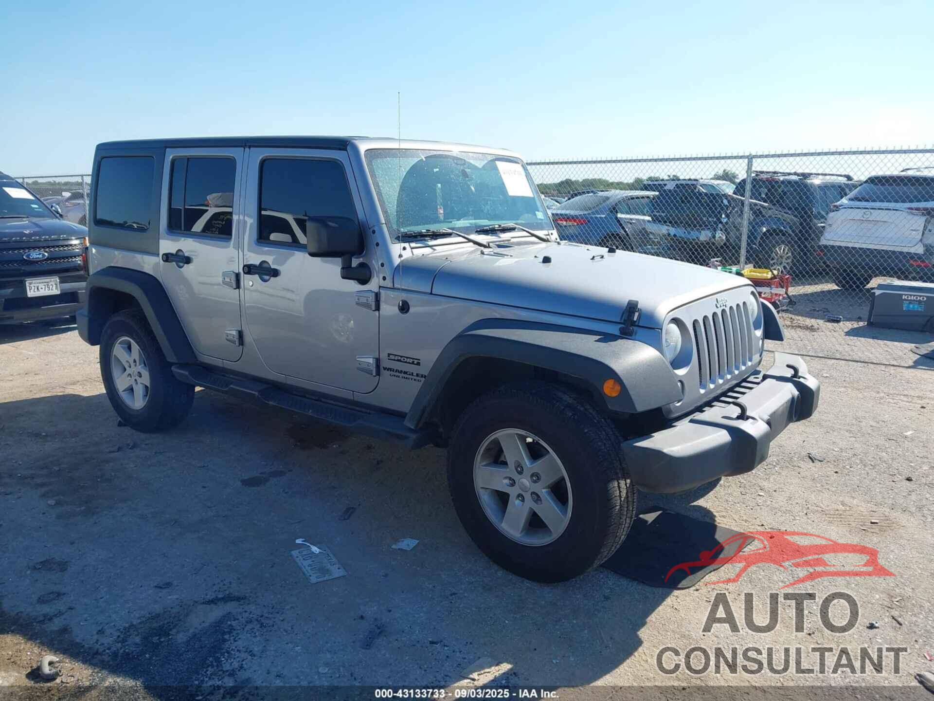 JEEP WRANGLER UNLIMITED 2017 - 1C4BJWDGXHL684081