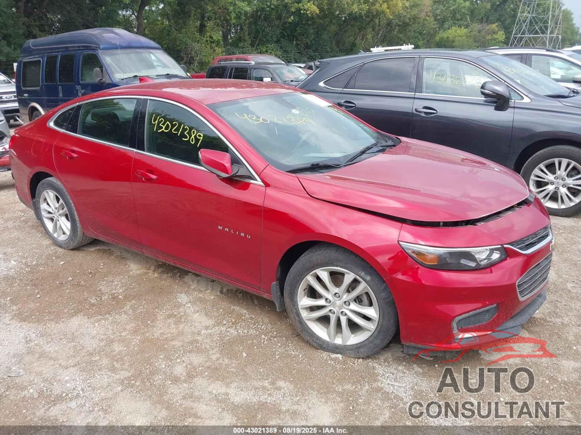 CHEVROLET MALIBU 2016 - 1G1ZE5ST2GF309367