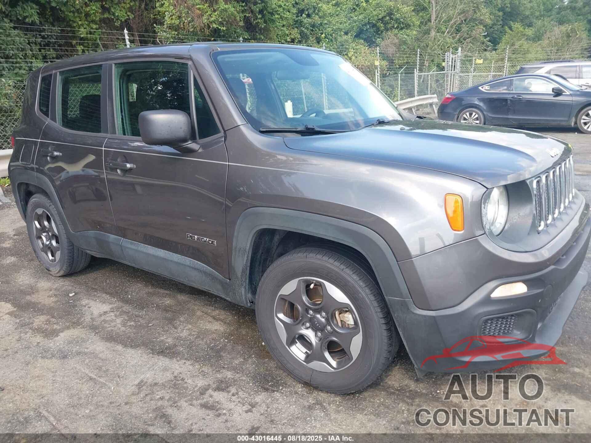 JEEP RENEGADE 2016 - ZACCJAAT5GPD47398