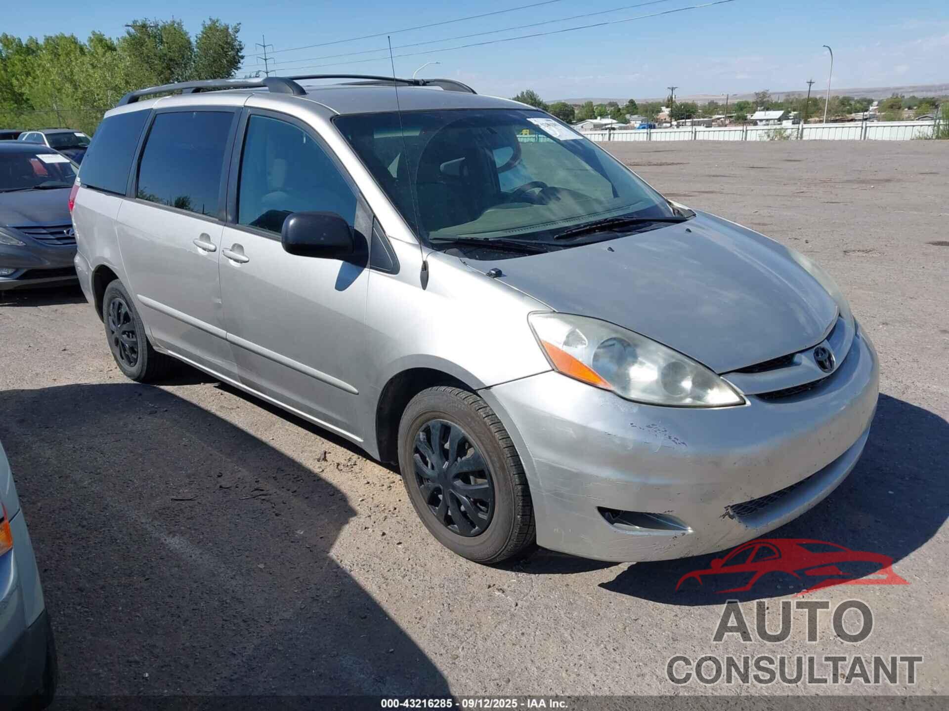 TOYOTA SIENNA 2009 - 5TDZK23C19S271193