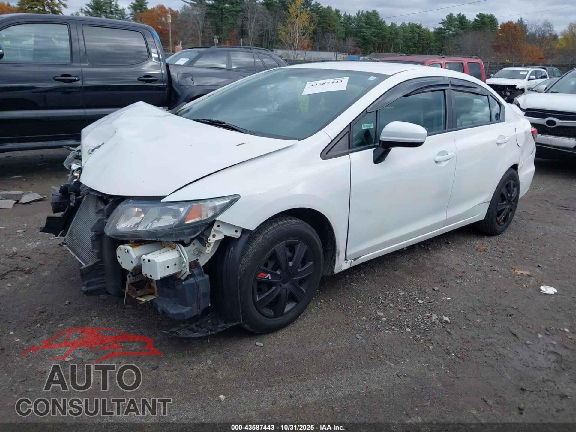 HONDA CIVIC 2014 - 2HGFB2F51EH520084