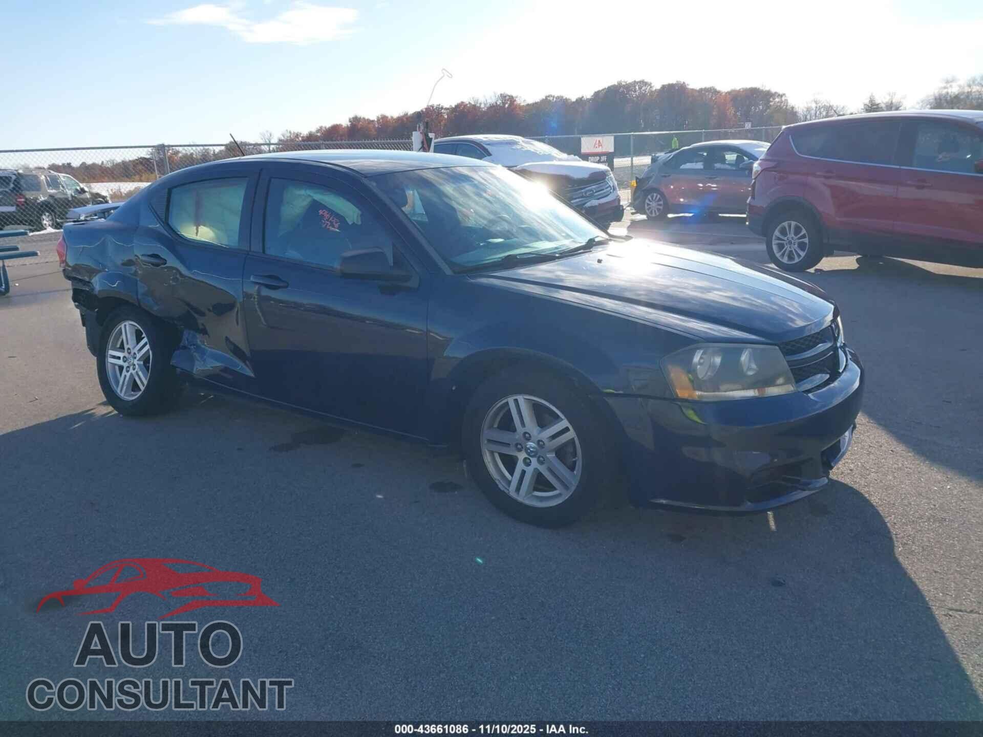 DODGE AVENGER 2013 - 1C3CDZAG4DN771768