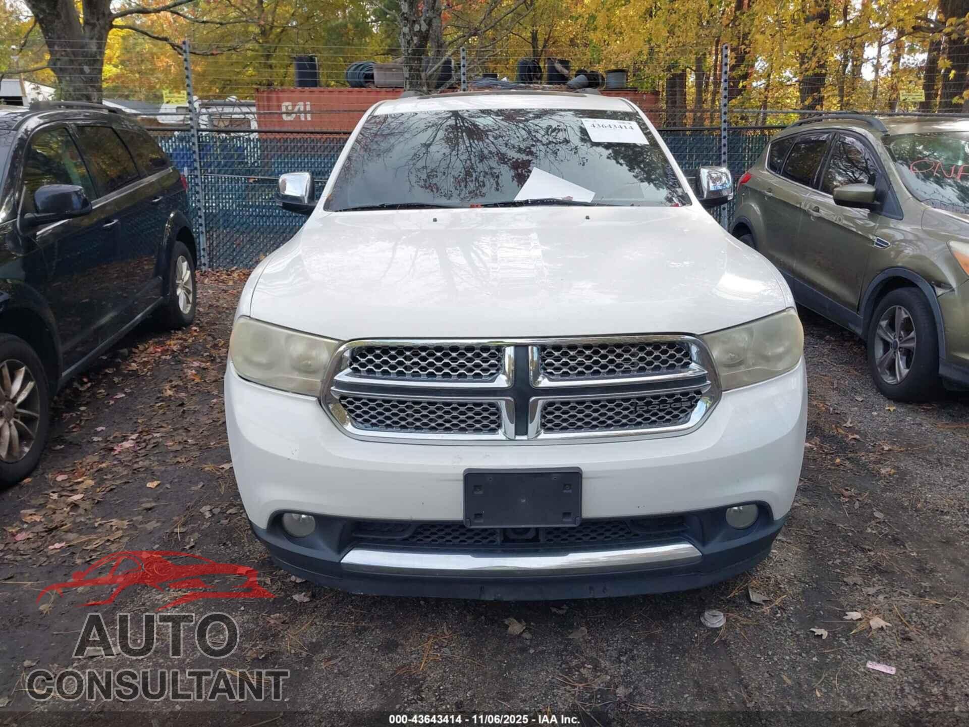 DODGE DURANGO 2012 - 1C4SDJET2CC112601