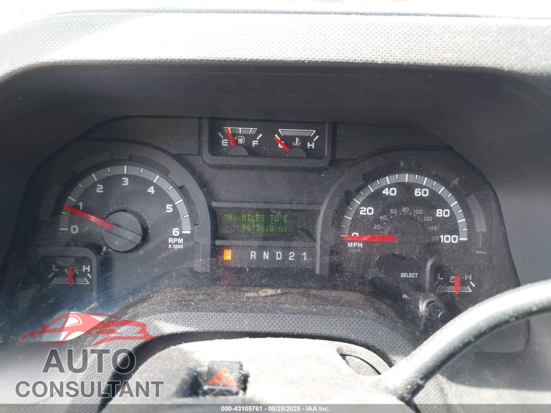 FORD E-150 2013 - 1FTNE1EL3DDA50261
