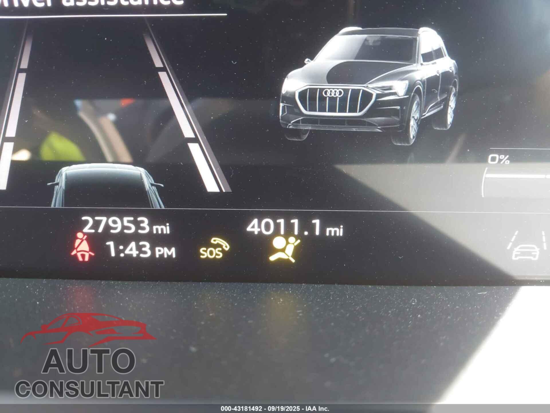 AUDI E-TRON 2022 - WA1AAAGE0NB042425